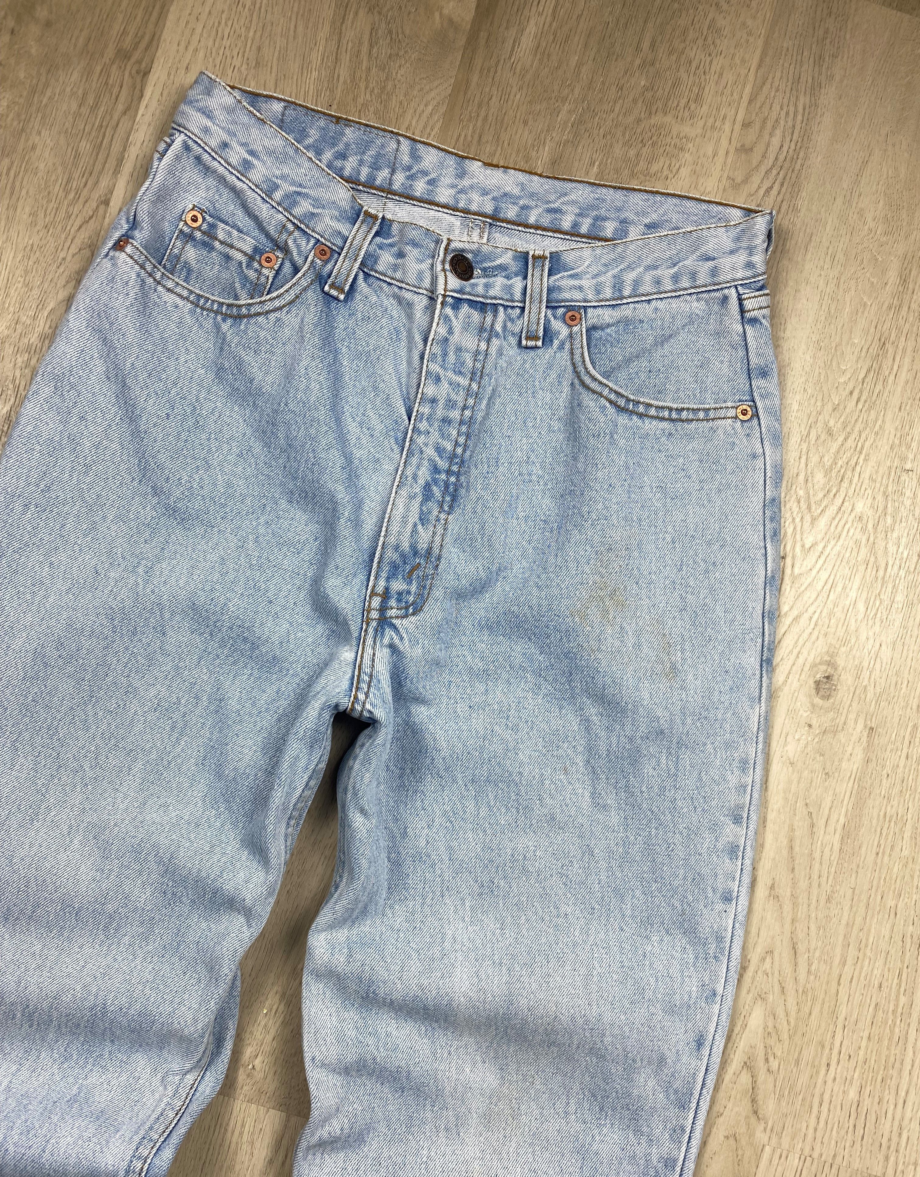 Levi's Levis 881 90s Vintage Orange Tab Denim Pants Jeans Thrashed Size US 32 / EU 48 - 12 Thumbnail