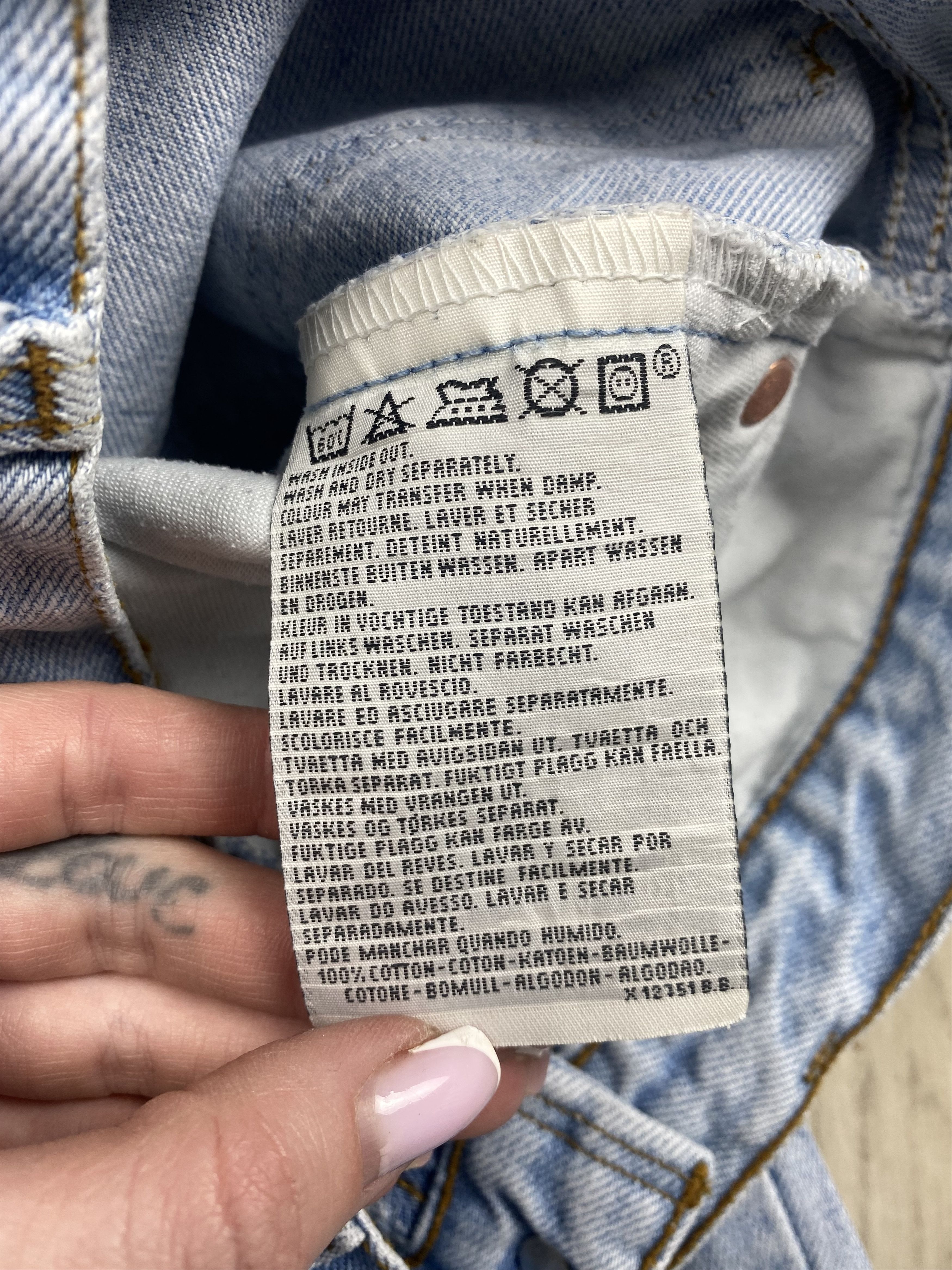 Levi's Levis 881 90s Vintage Orange Tab Denim Pants Jeans Thrashed Size US 32 / EU 48 - 10 Thumbnail