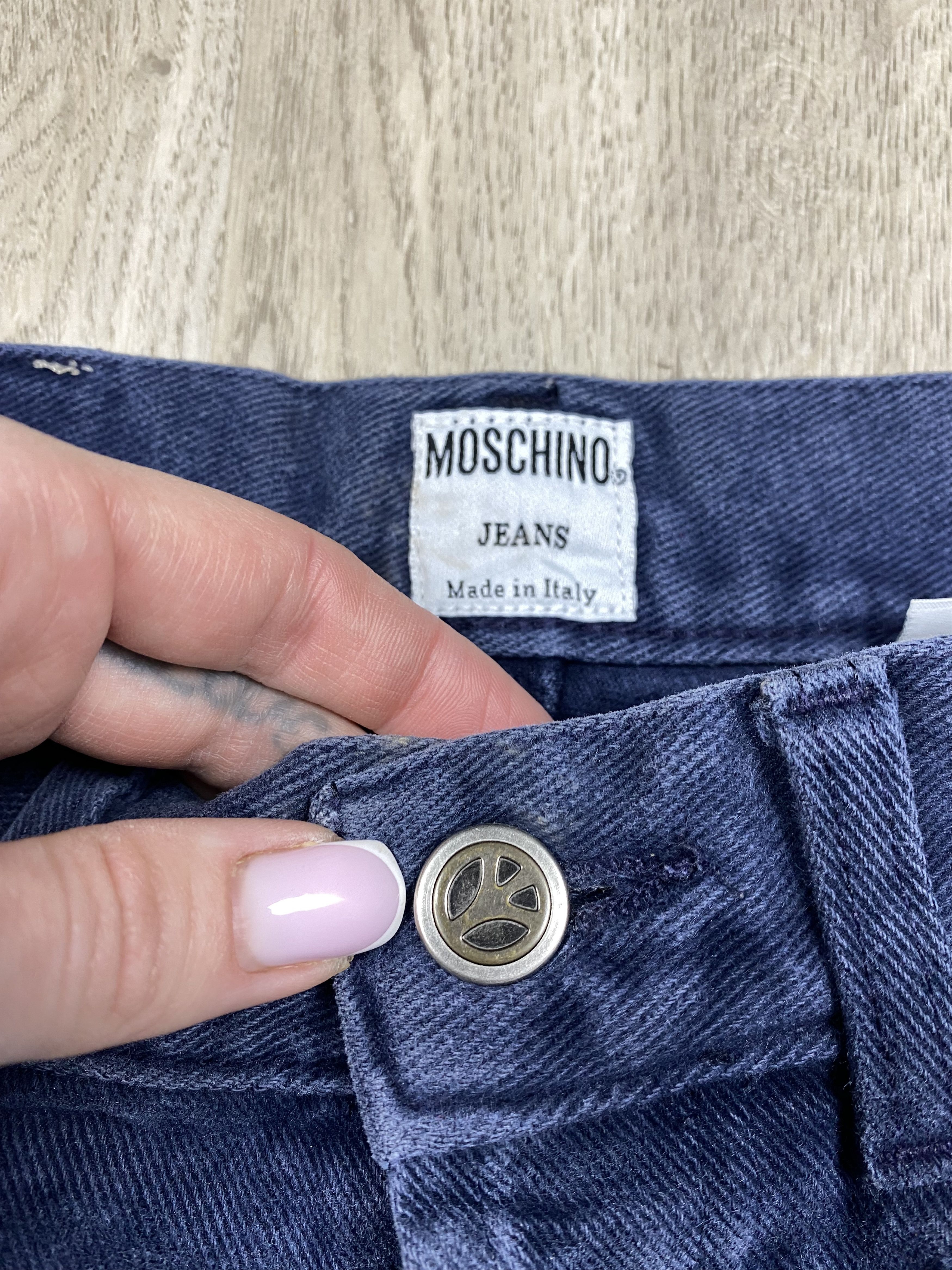 Moschino Moschino 90s Vintage Mens Denim Pants Jeans Size US 30 / EU 46 - 9 Thumbnail