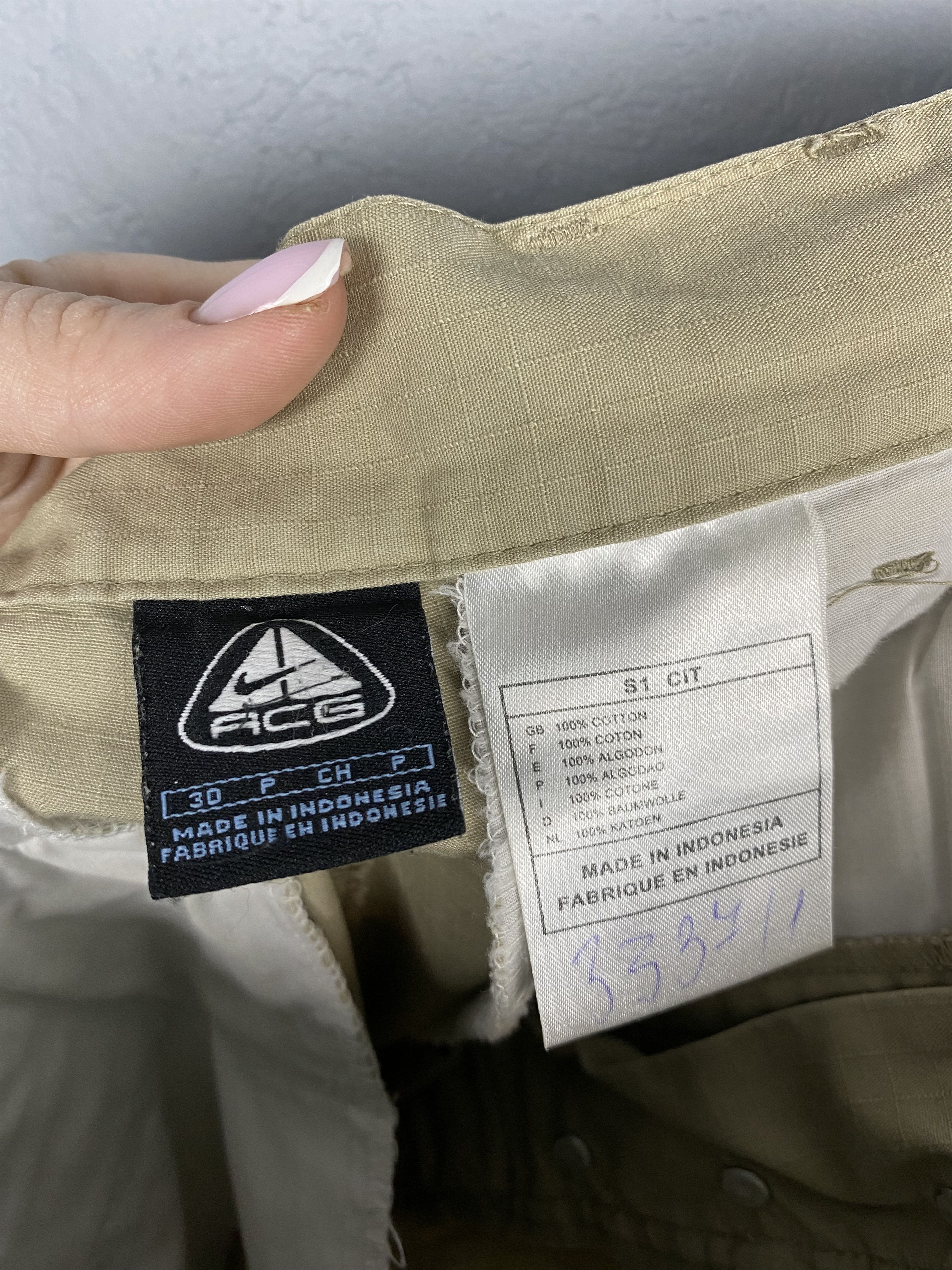 Nike × Nike ACG × Vintage Nike ACG Vintage Mens Cargo Shorts Size US 30 / EU 46 - 7 Thumbnail