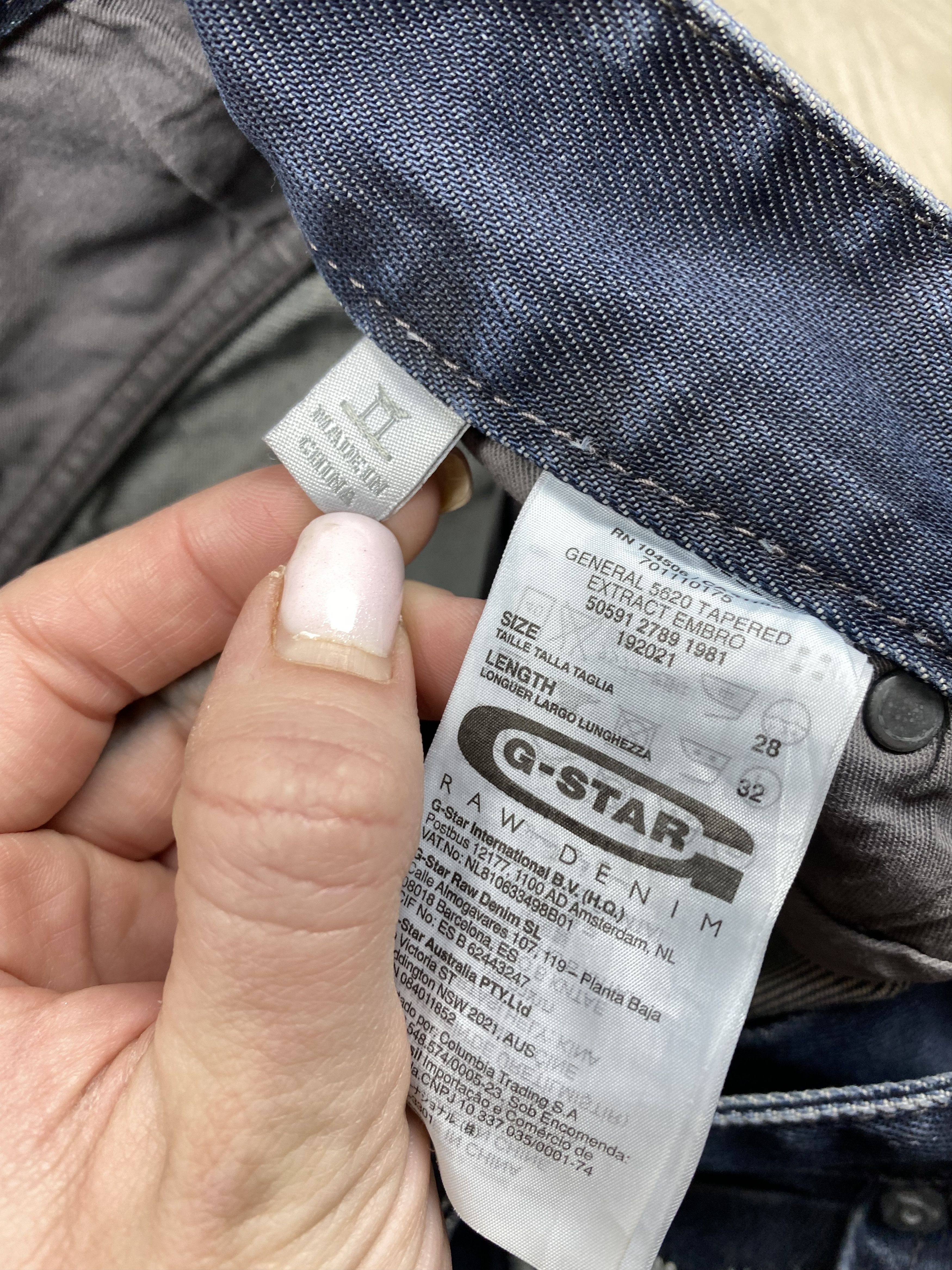 G-Star G Star Raw Vintage Denim Pants Jeans Double Knee Gstar Size US 28 / EU 44 - 6 Thumbnail