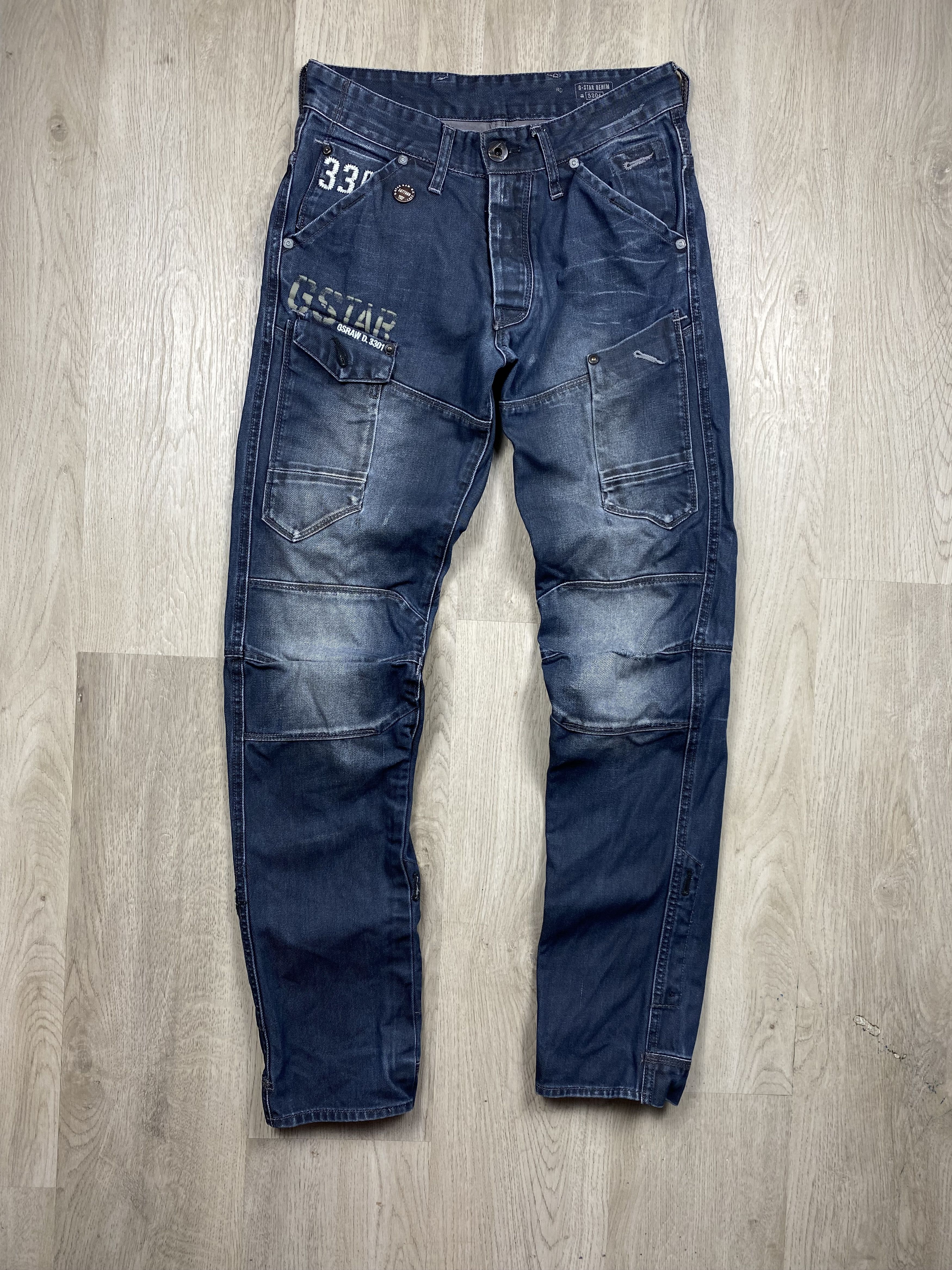 G-Star G Star Raw Vintage Denim Pants Jeans Double Knee Gstar Size US 28 / EU 44 - 1 Thumbnail