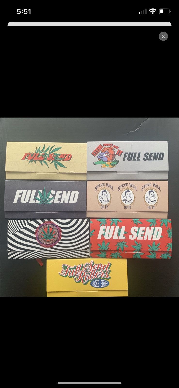 Full Send by Nelk Boys Brand new full send rolling papers | Grailed