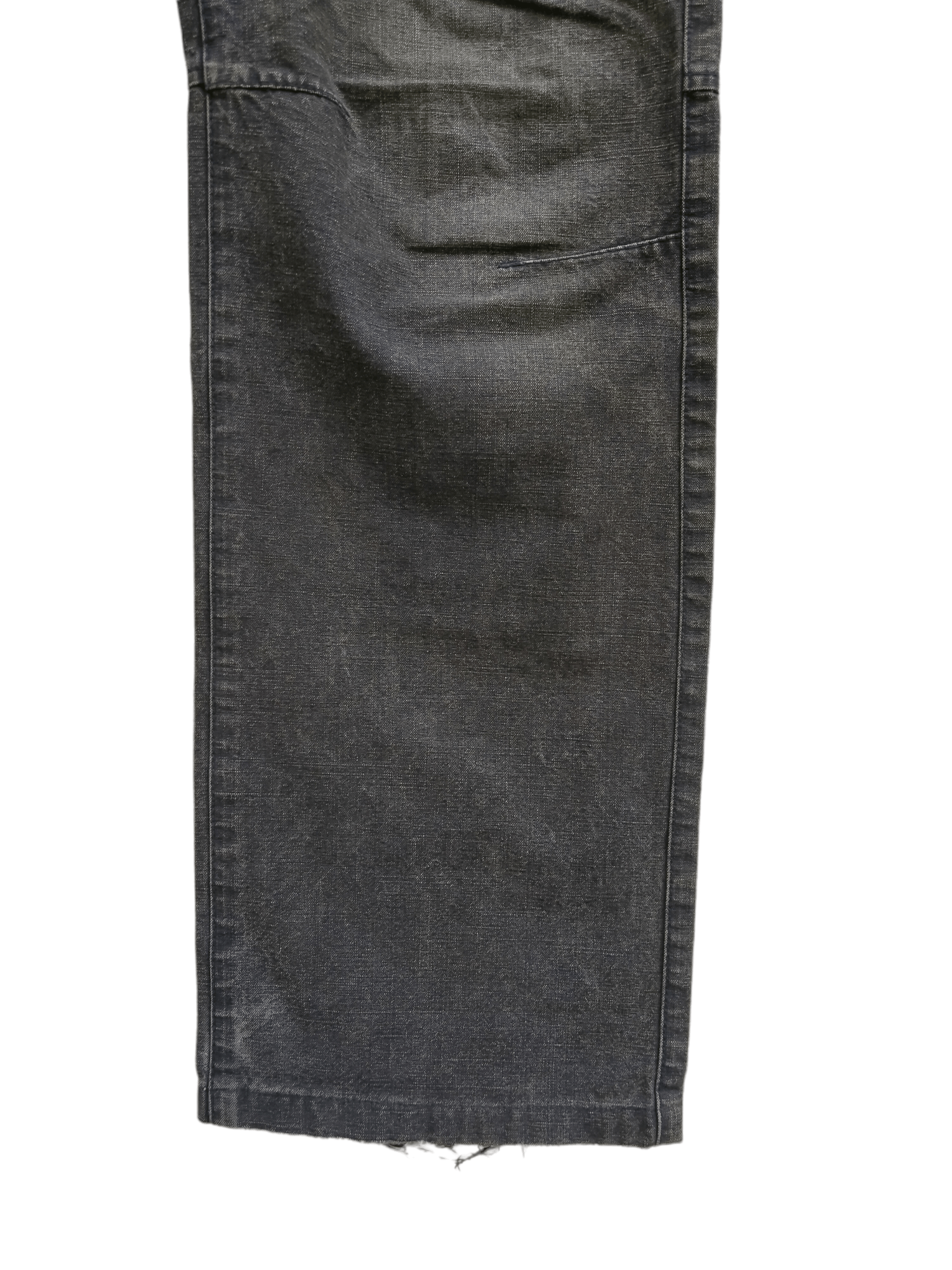 Issey Miyake Vintage 90s Distressed Tete Homme Bush Denim Pants Size US 32 / EU 48 - 11 Thumbnail