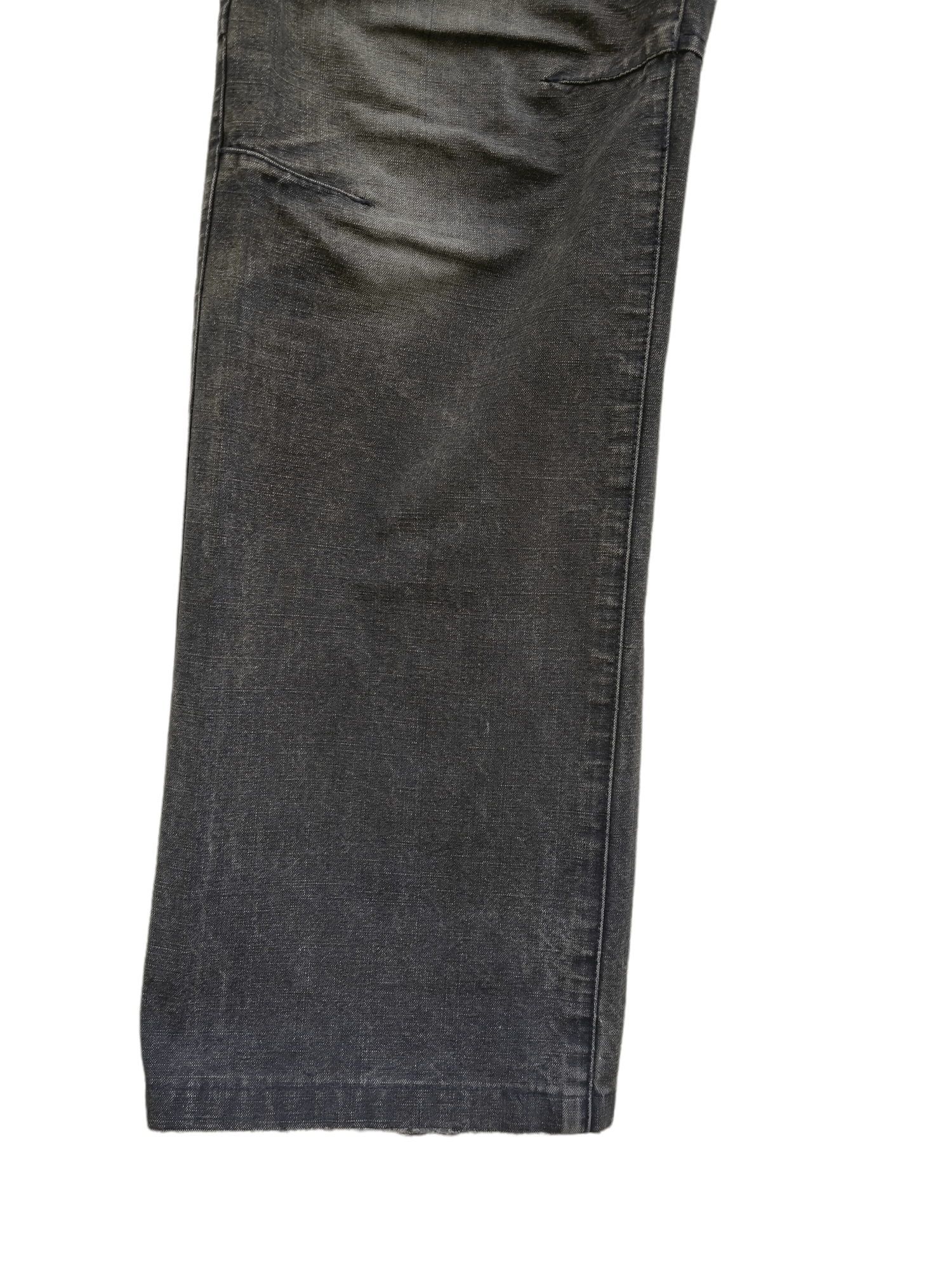 Issey Miyake Vintage 90s Distressed Tete Homme Bush Denim Pants Size US 32 / EU 48 - 8 Thumbnail