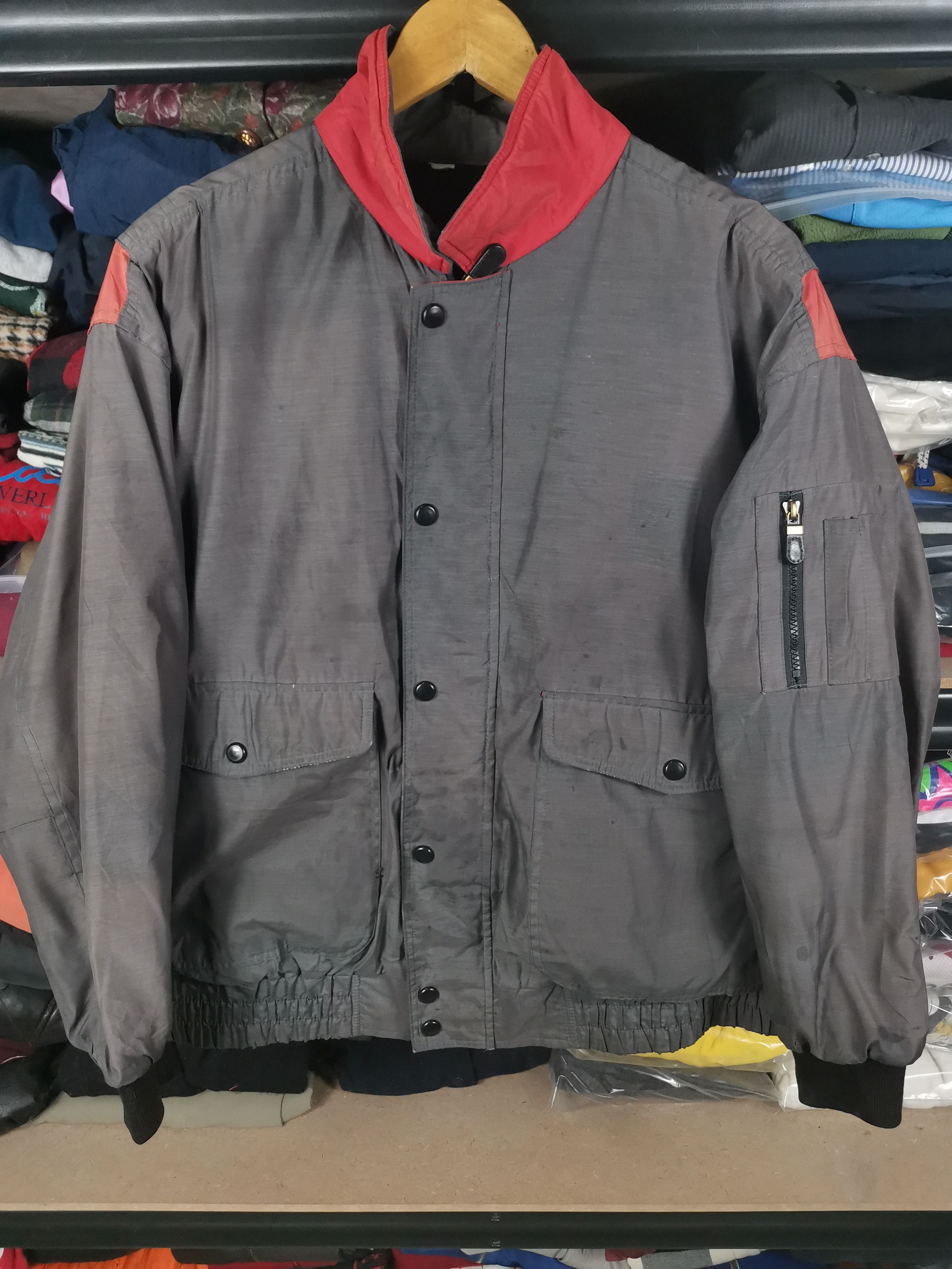 Japanese Brand Vintage Mitsubishi Motors Workwear Jacket Distressed Size US XL / EU 56 / 4 - 3 Thumbnail