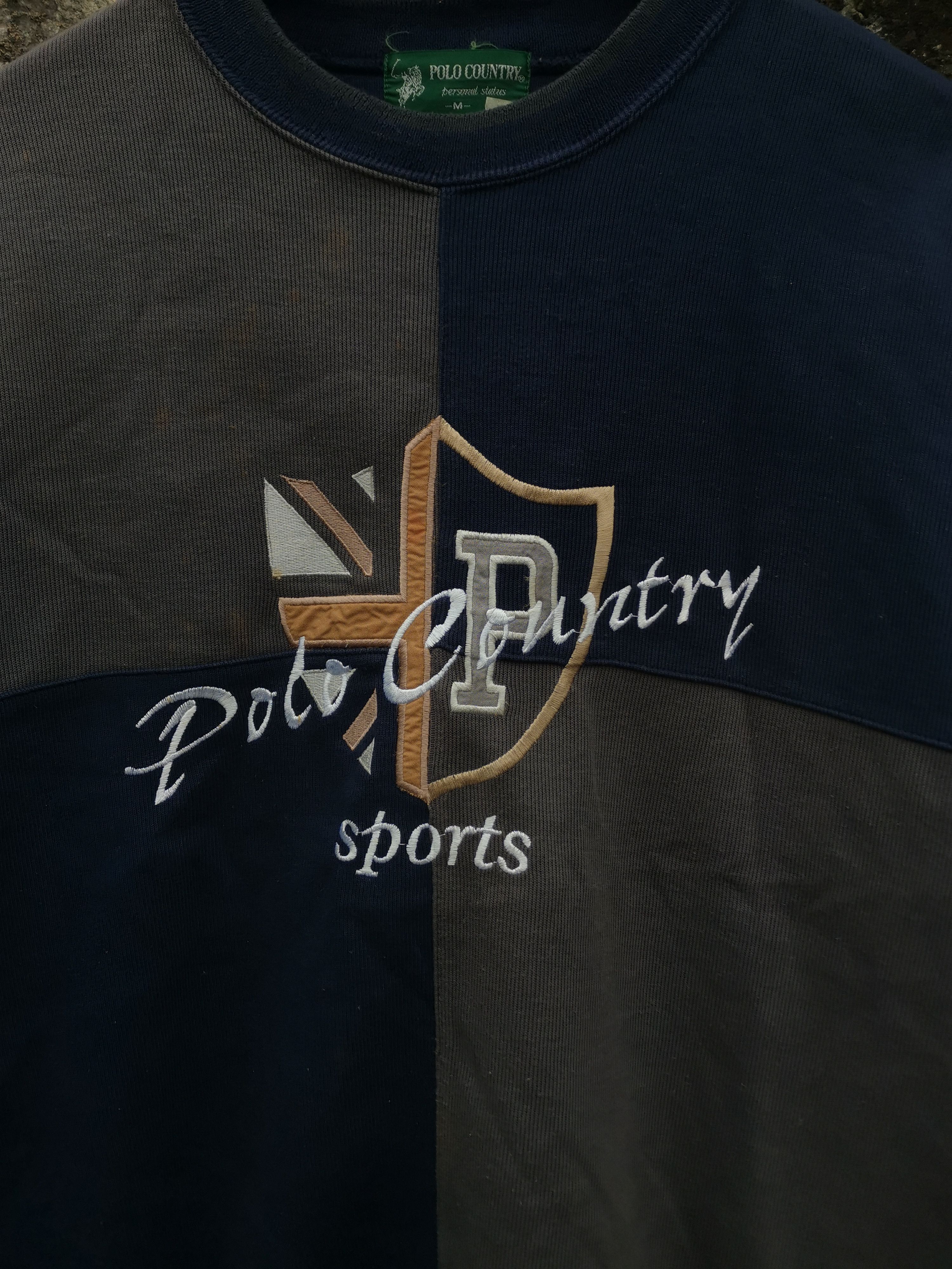 Polo Ralph Lauren Vintage 90s Polo Country Embroided Logo Crewneck Size US M / EU 48-50 / 2 - 2 Thumbnail