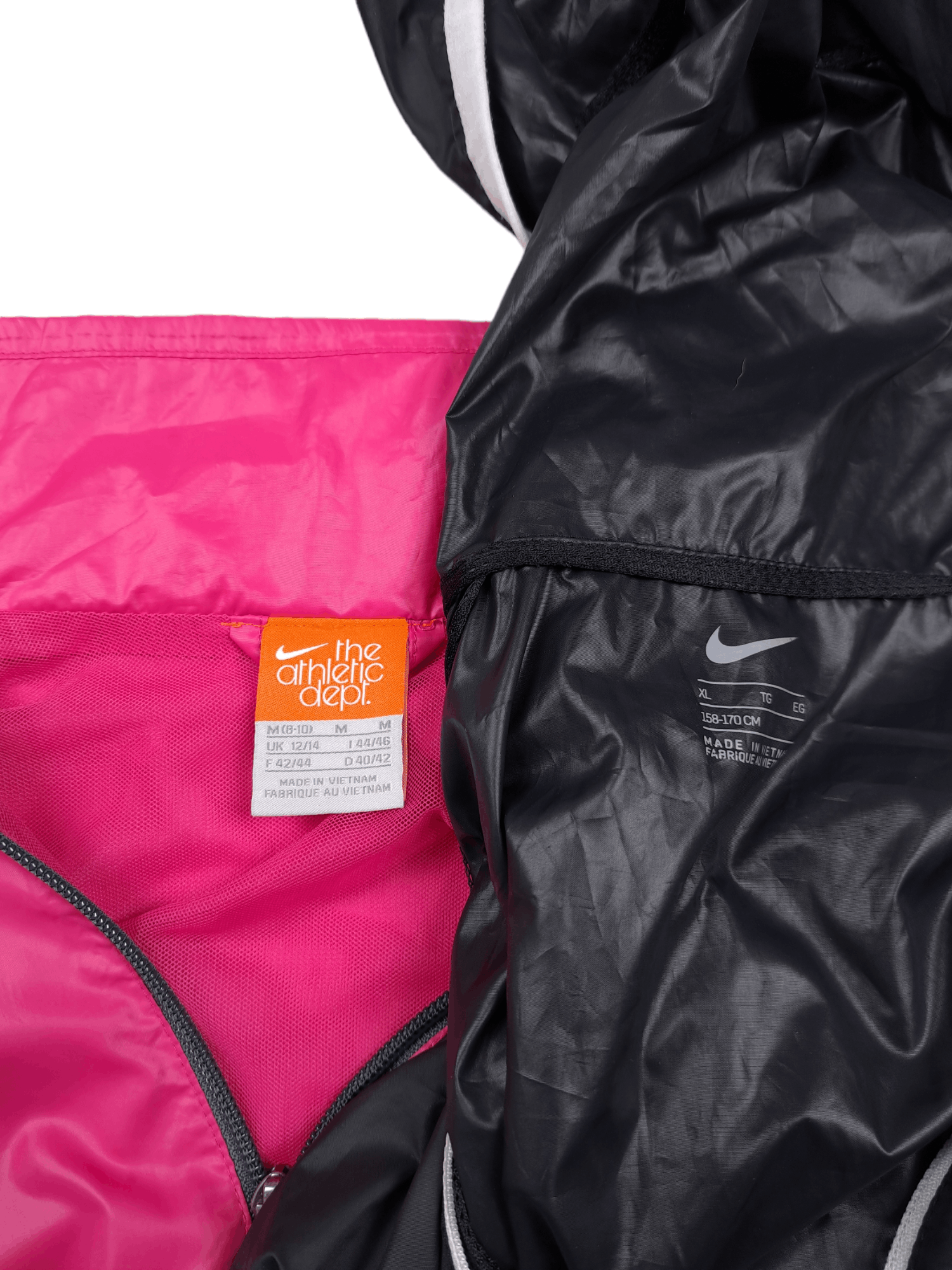 Nike Bundle 2X Nike Jackets Size S Black Pink VIntage Size S / US 4 / IT 40 - 6 Thumbnail
