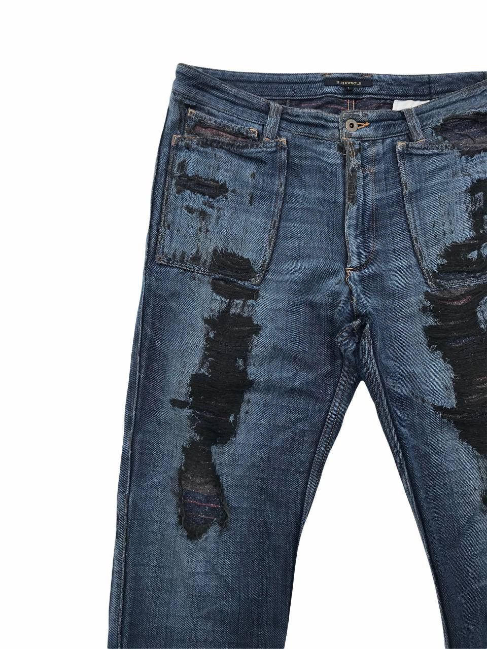 If Six Was Nine R Newbold Paul Smith Distressed Denim Pants Size US 34 / EU 50 - 3 Thumbnail