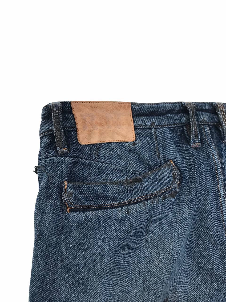If Six Was Nine R Newbold Paul Smith Distressed Denim Pants Size US 34 / EU 50 - 12 Thumbnail