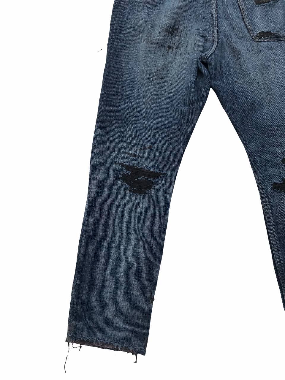 If Six Was Nine R Newbold Paul Smith Distressed Denim Pants Size US 34 / EU 50 - 9 Thumbnail