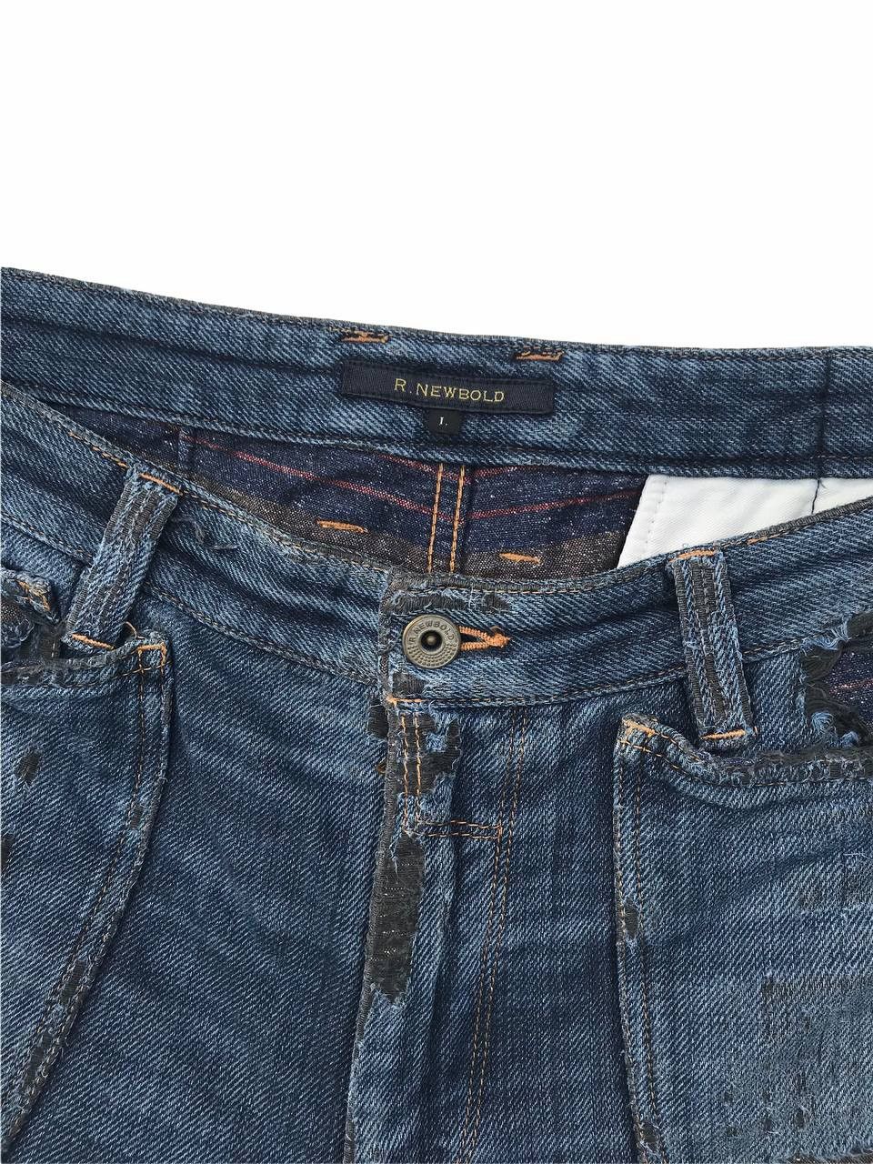 If Six Was Nine R Newbold Paul Smith Distressed Denim Pants Size US 34 / EU 50 - 4 Thumbnail