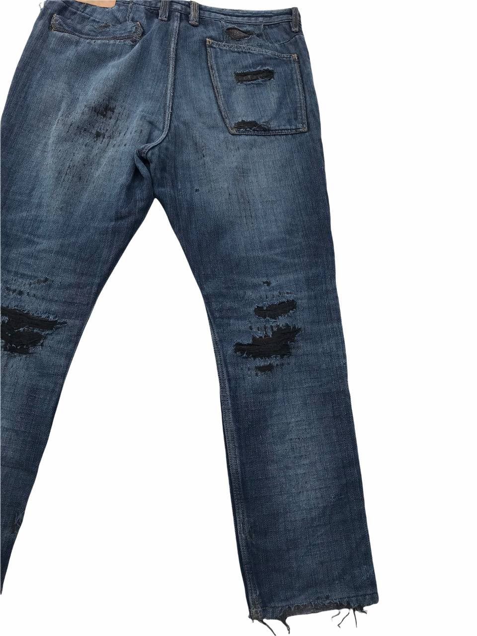 If Six Was Nine R Newbold Paul Smith Distressed Denim Pants Size US 34 / EU 50 - 10 Thumbnail