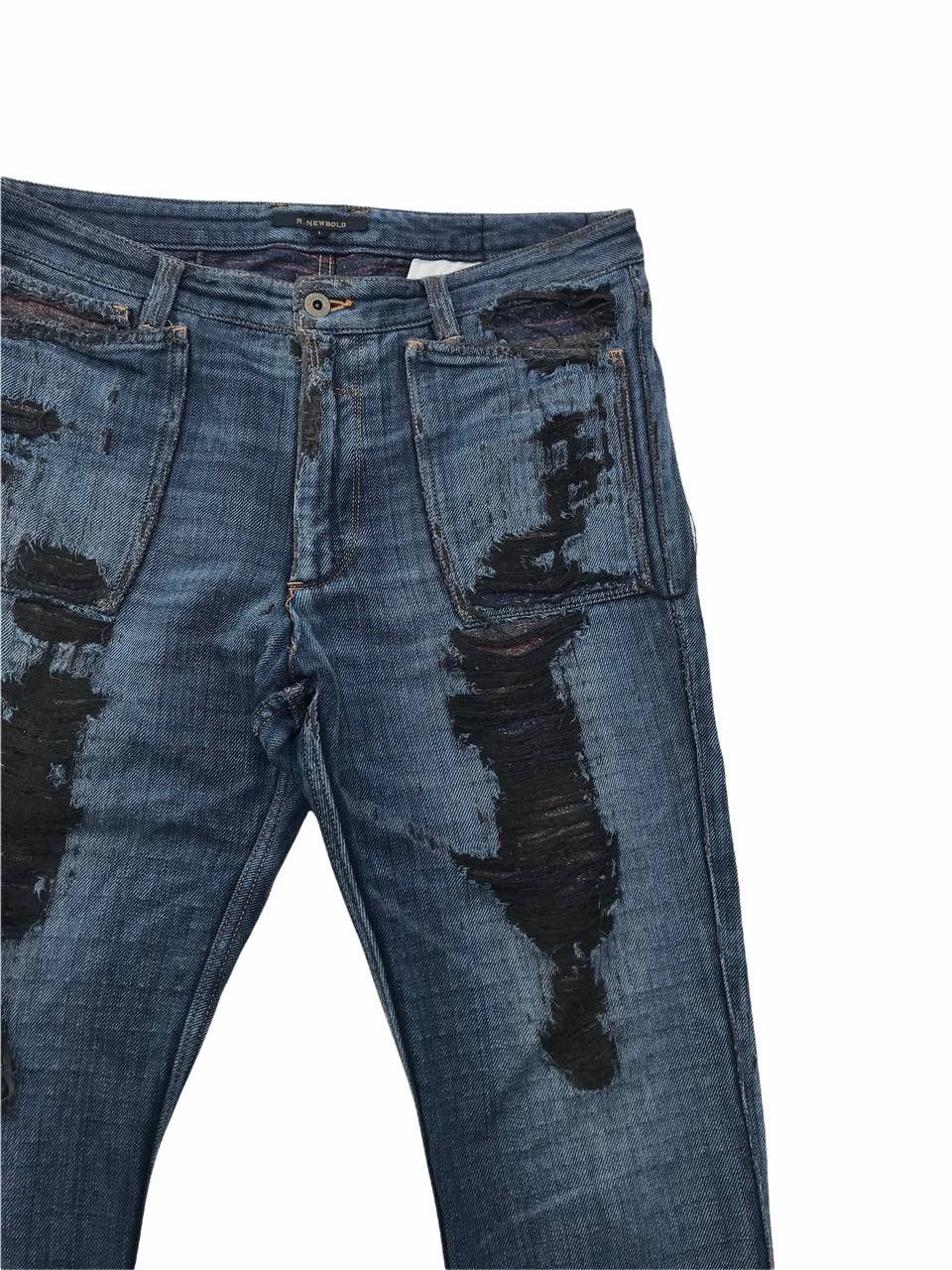 If Six Was Nine R Newbold Paul Smith Distressed Denim Pants Size US 34 / EU 50 - 2 Thumbnail