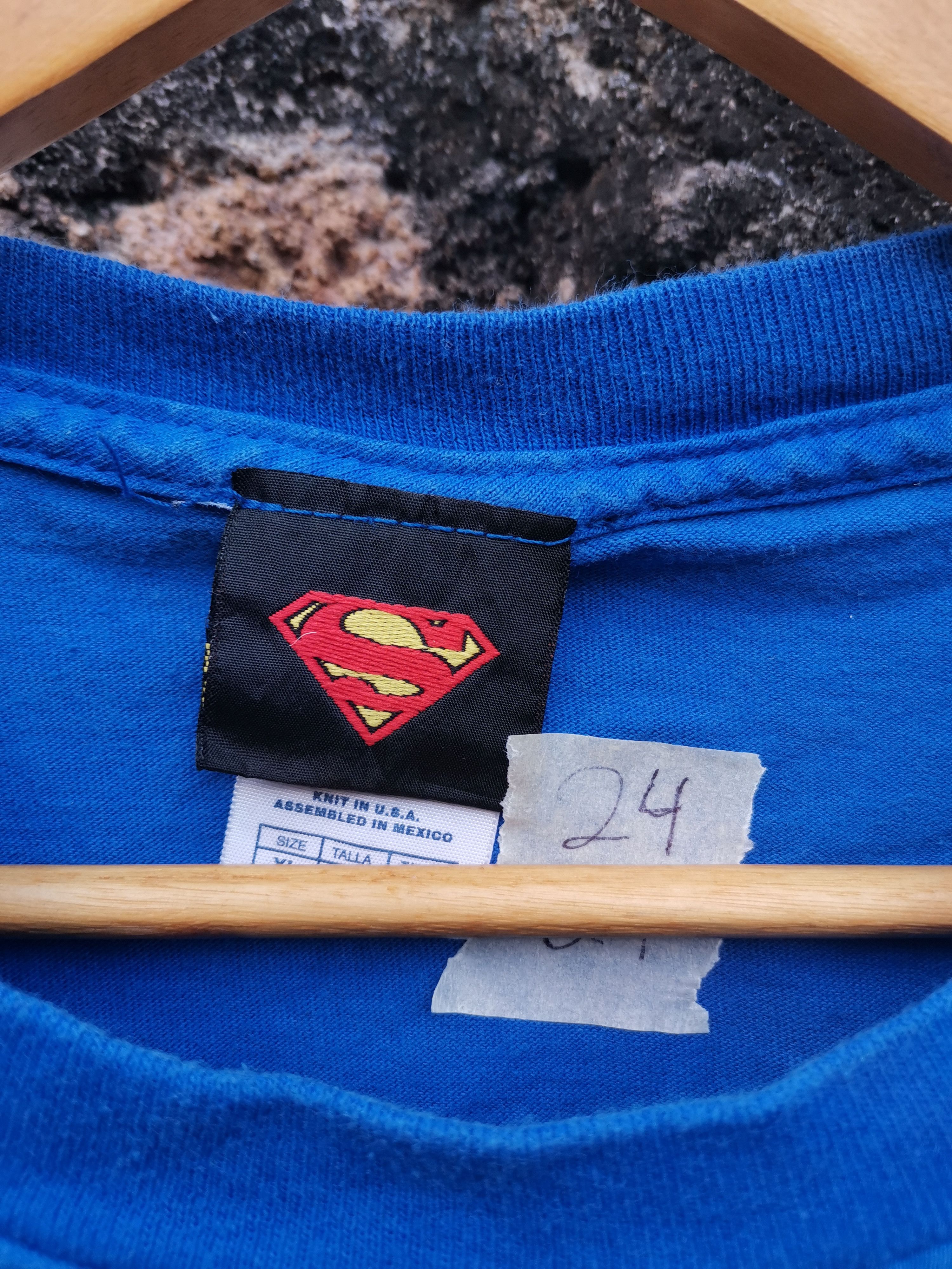 DC Comics Vintage Superman Logo Tshirt Size US XL / EU 56 / 4 - 4 Thumbnail