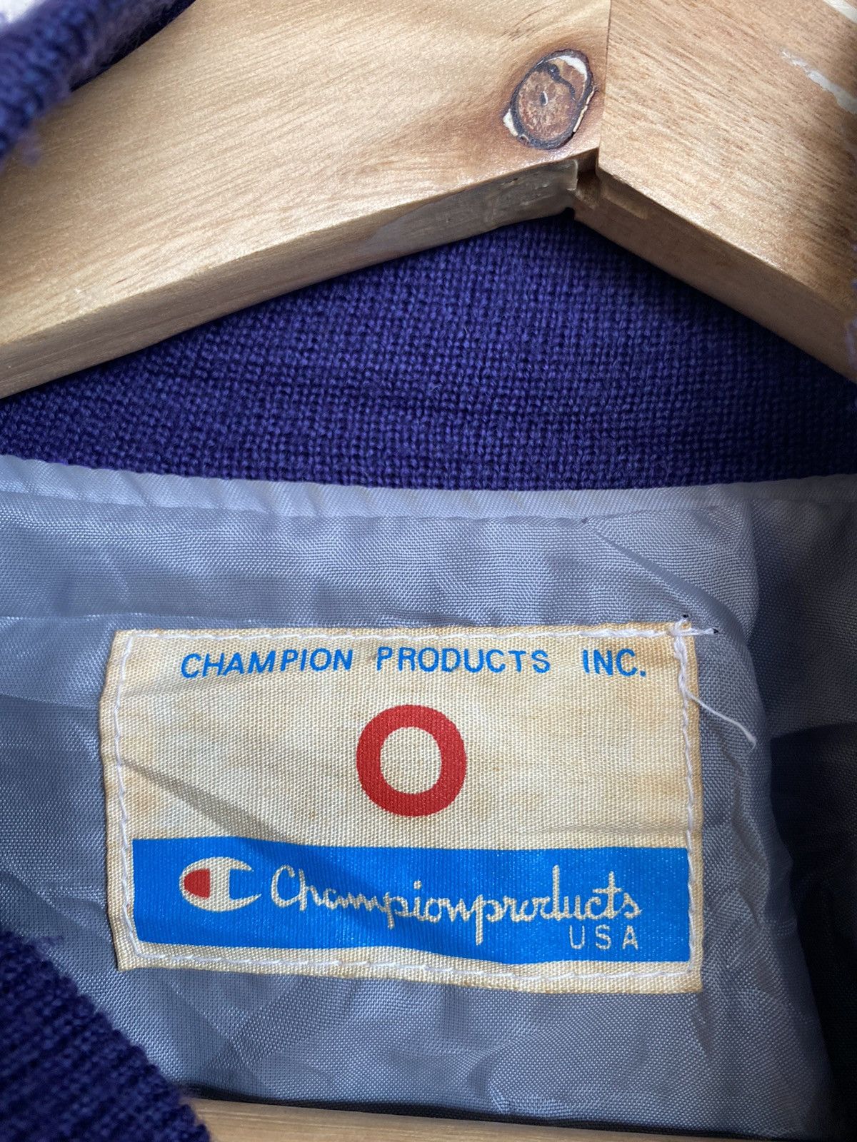 Champion × Vintage GRAIL🔥 Vintage 80s Champion Varsity Jacket Wool Size US L / EU 52-54 / 3 - 4 Thumbnail