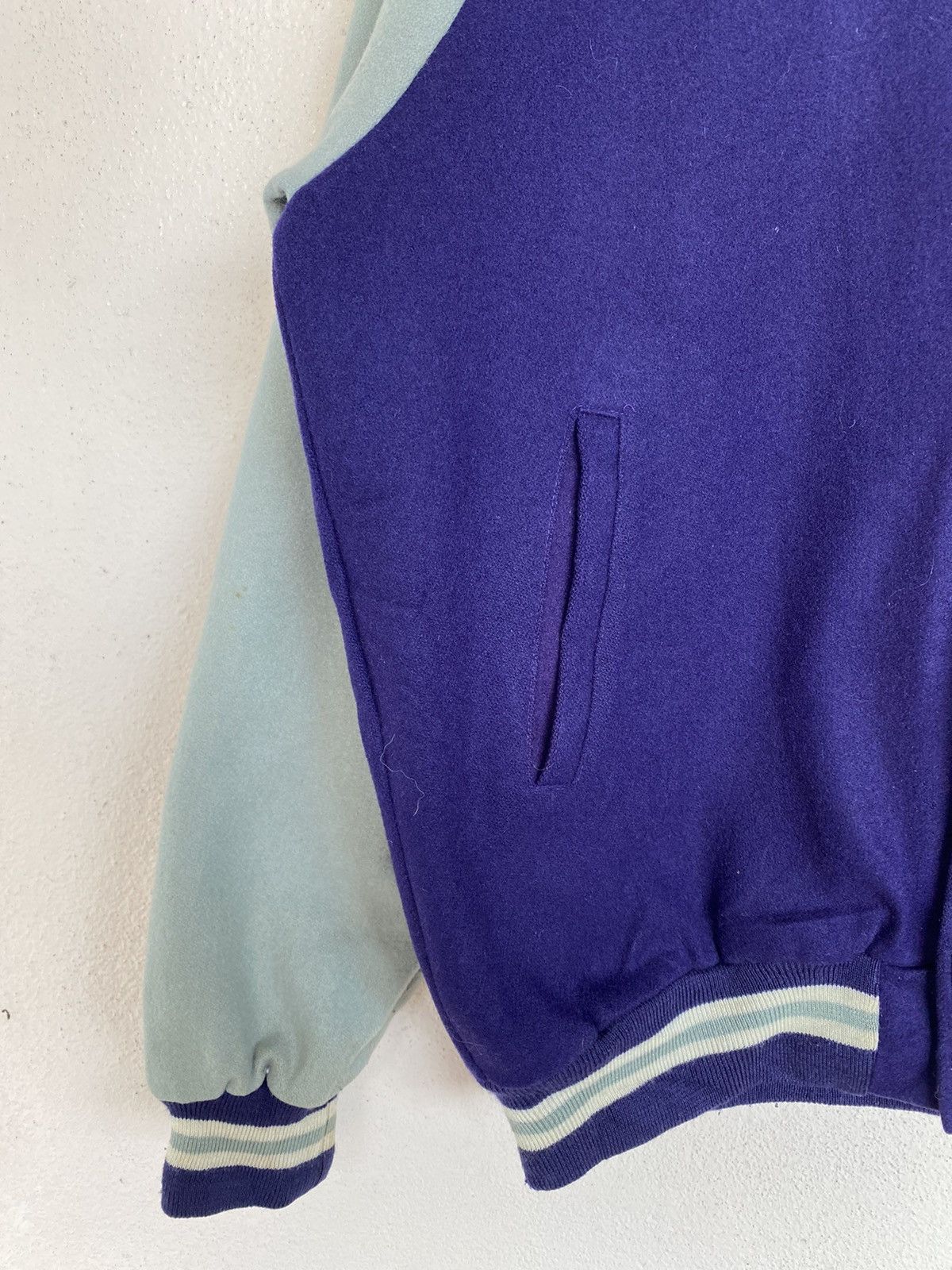 Champion × Vintage GRAIL🔥 Vintage 80s Champion Varsity Jacket Wool Size US L / EU 52-54 / 3 - 9 Thumbnail