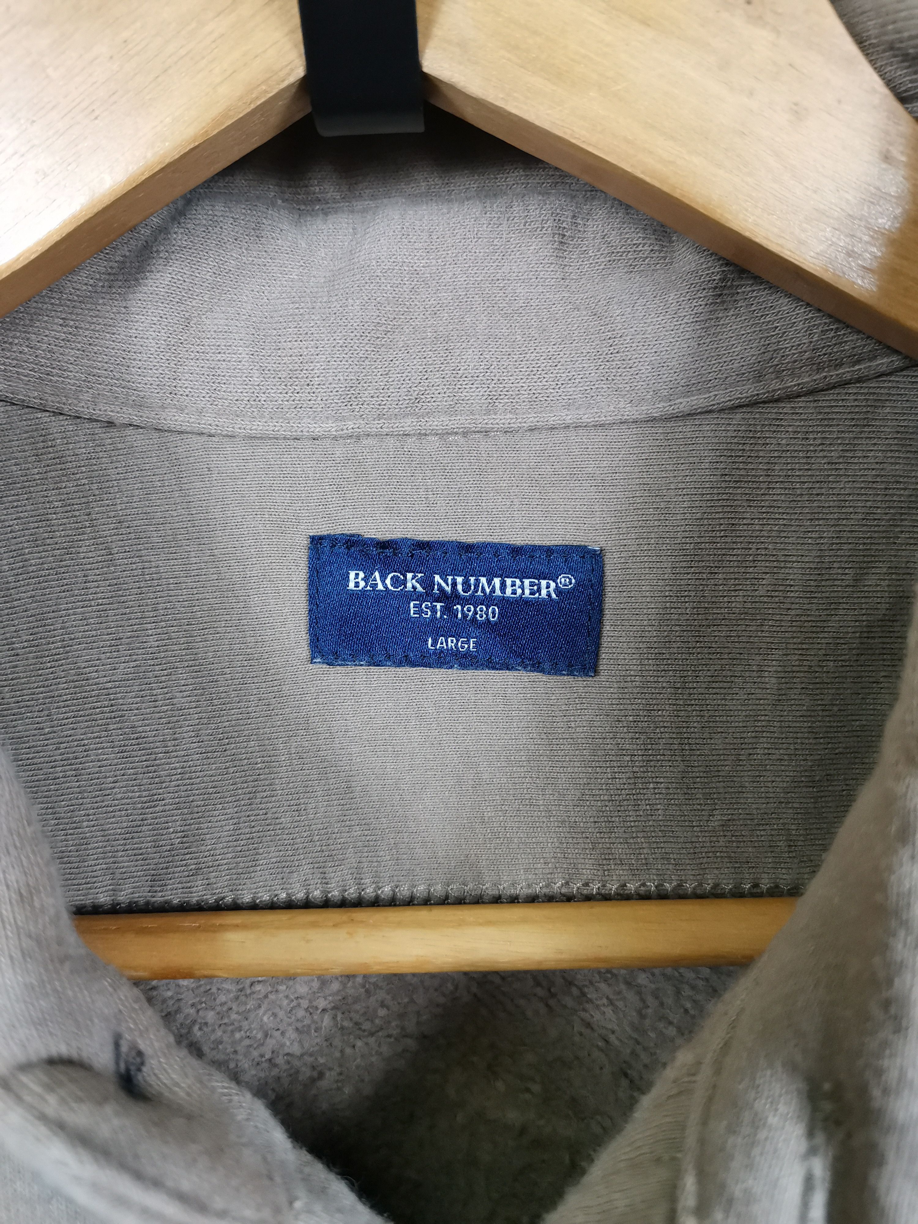 Japanese Brand Vintage Japanese Brand Back Number Flannel Shirt Hype Colour Size US L / EU 52-54 / 3 - 4 Thumbnail