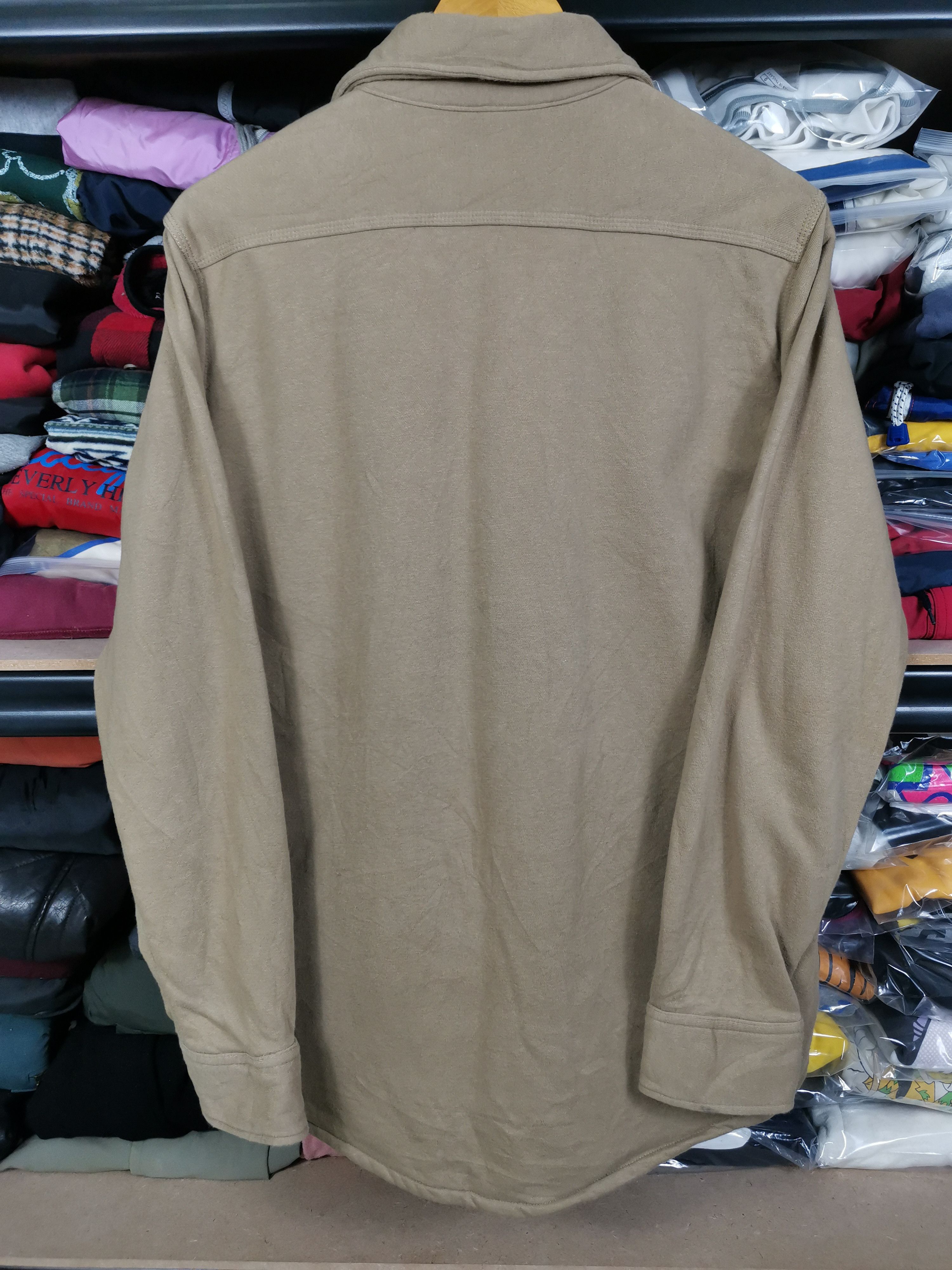 Japanese Brand Vintage Japanese Brand Back Number Flannel Shirt Hype Colour Size US L / EU 52-54 / 3 - 3 Thumbnail