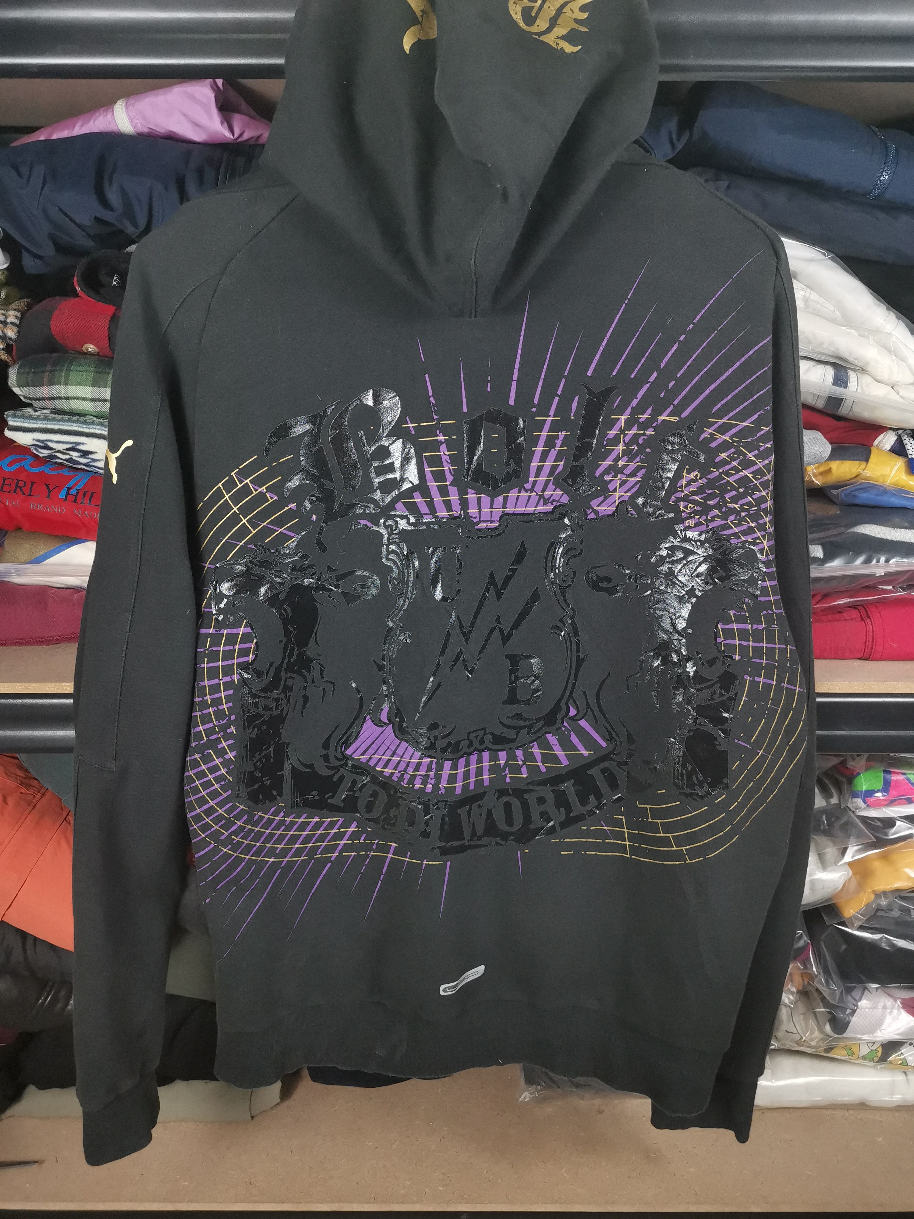 Puma Vintage Puma Bolt To Di World Sweater Hoodie Size US M / EU 48-50 / 2 - 1 Thumbnail