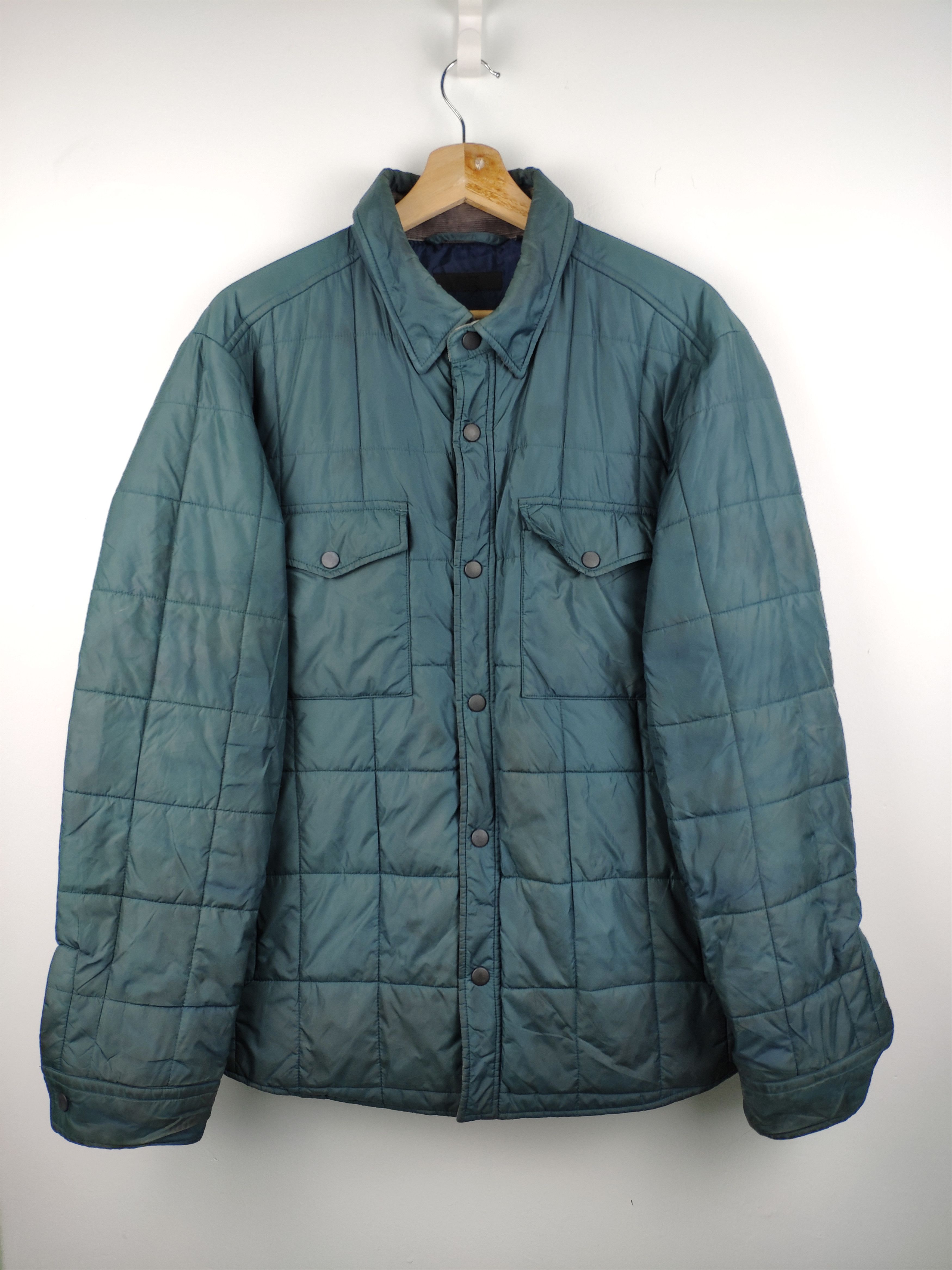 Uniqlo × Vintage Steal 💥 Vintage Uniqlo Quilted Puffer Jacket Distressed Size US M / EU 48-50 / 2 - 1 Thumbnail