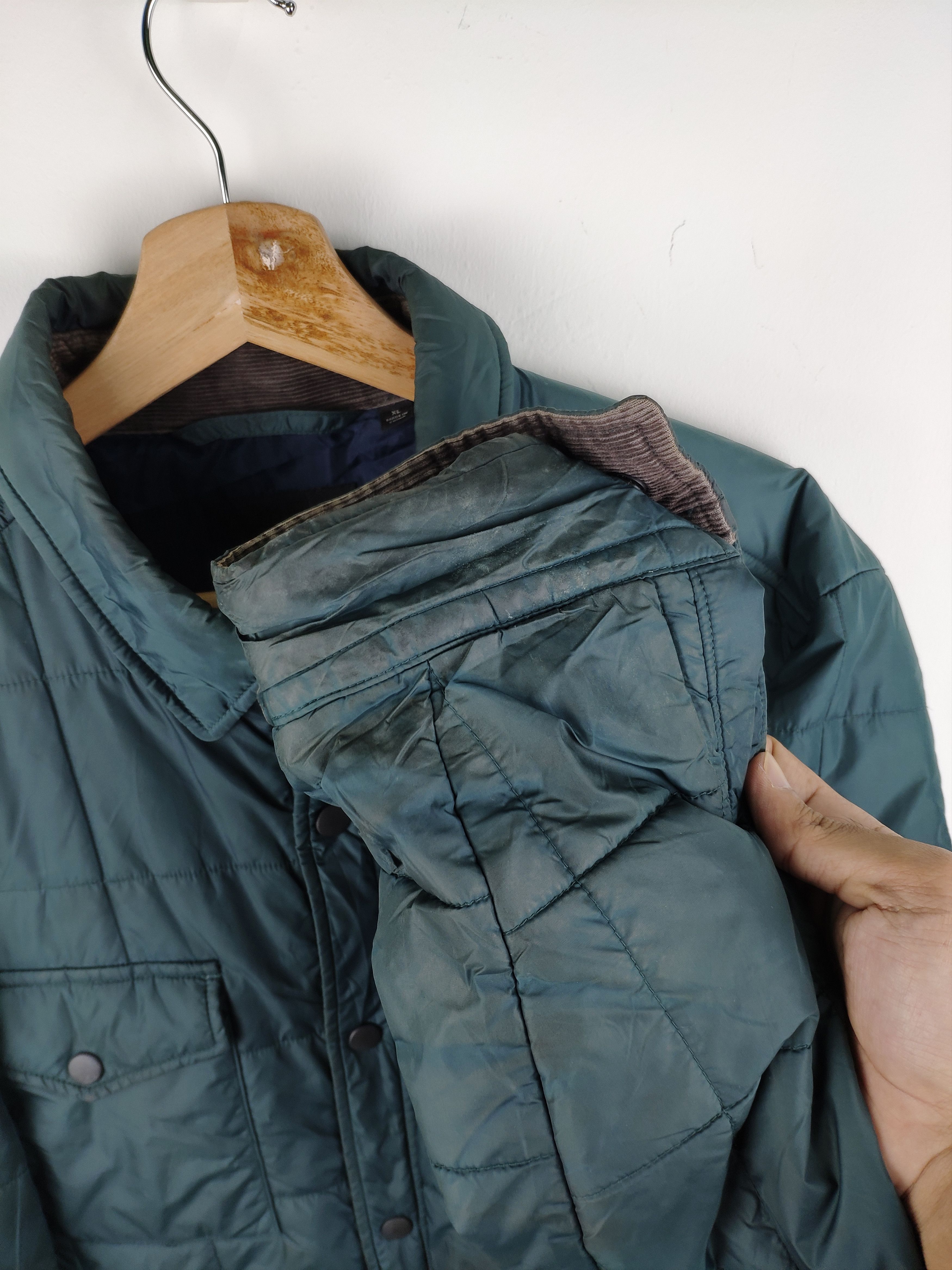 Uniqlo × Vintage Steal 💥 Vintage Uniqlo Quilted Puffer Jacket Distressed Size US M / EU 48-50 / 2 - 4 Thumbnail