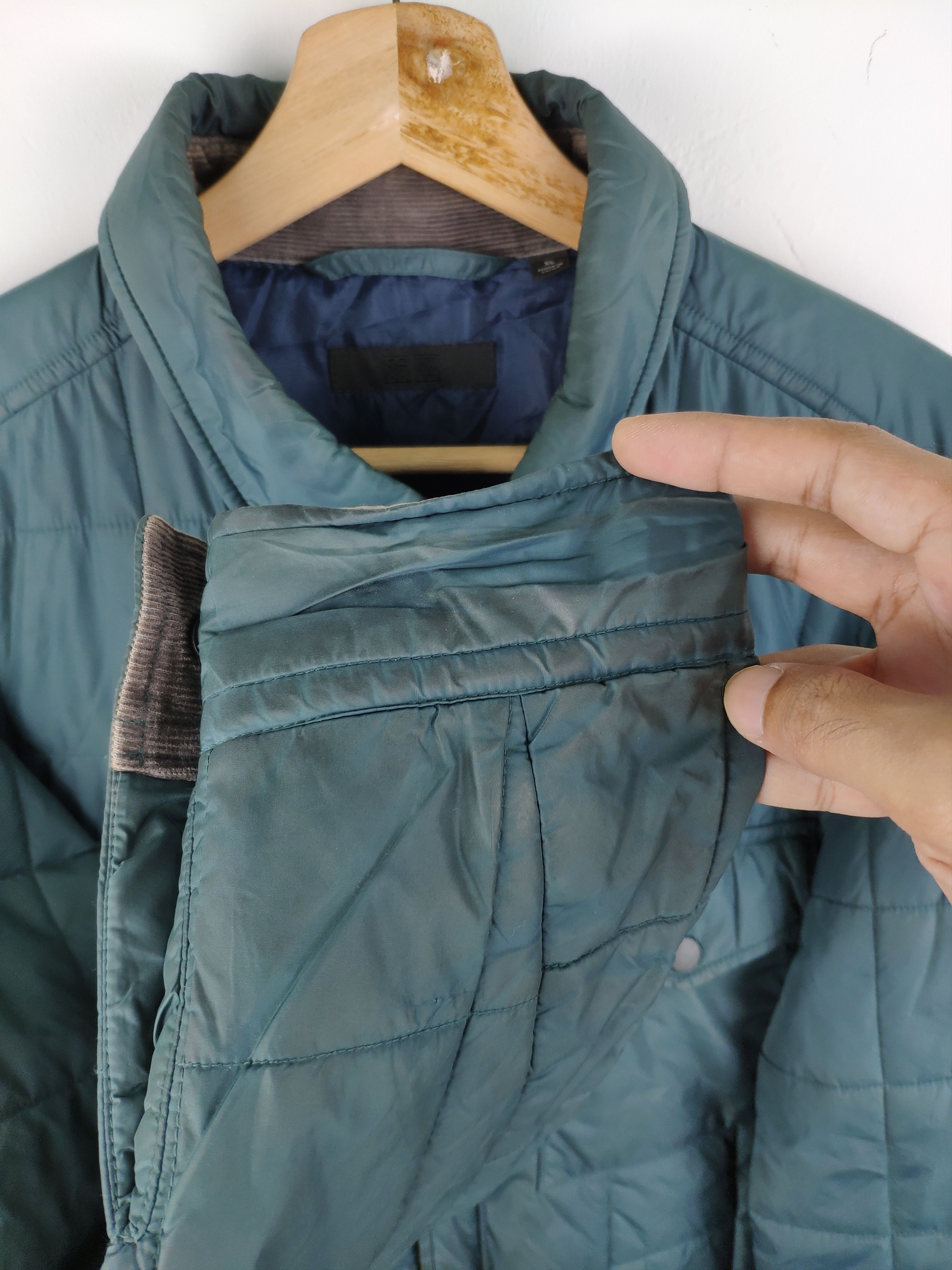 Uniqlo × Vintage Steal 💥 Vintage Uniqlo Quilted Puffer Jacket Distressed Size US M / EU 48-50 / 2 - 5 Thumbnail