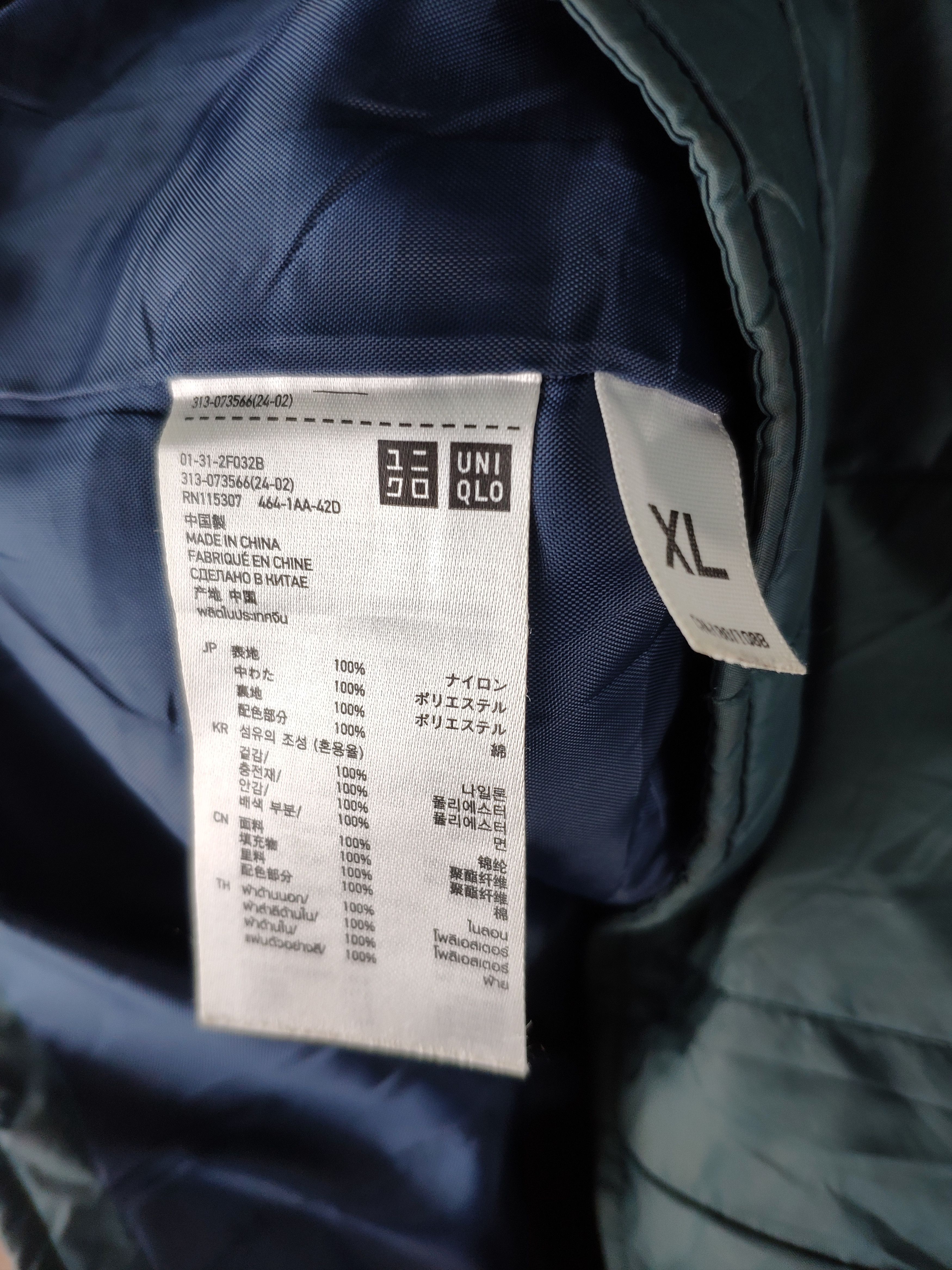 Uniqlo × Vintage Steal 💥 Vintage Uniqlo Quilted Puffer Jacket Distressed Size US M / EU 48-50 / 2 - 6 Thumbnail