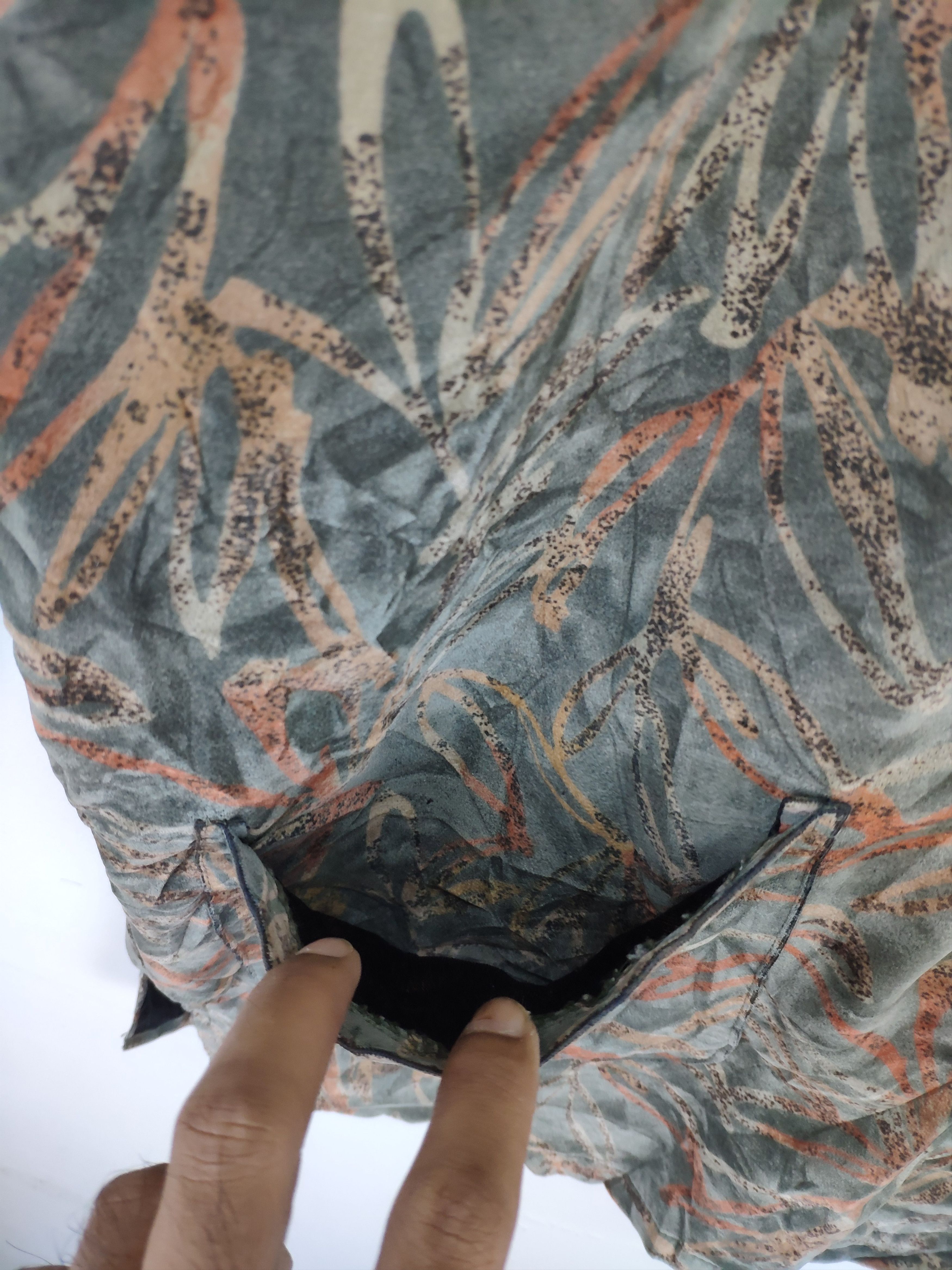 Japanese Brand × Vintage Vintage Cardigan Floral Motif Lining Fleece Sherpa Size L / US 10 / IT 46 - 12 Thumbnail