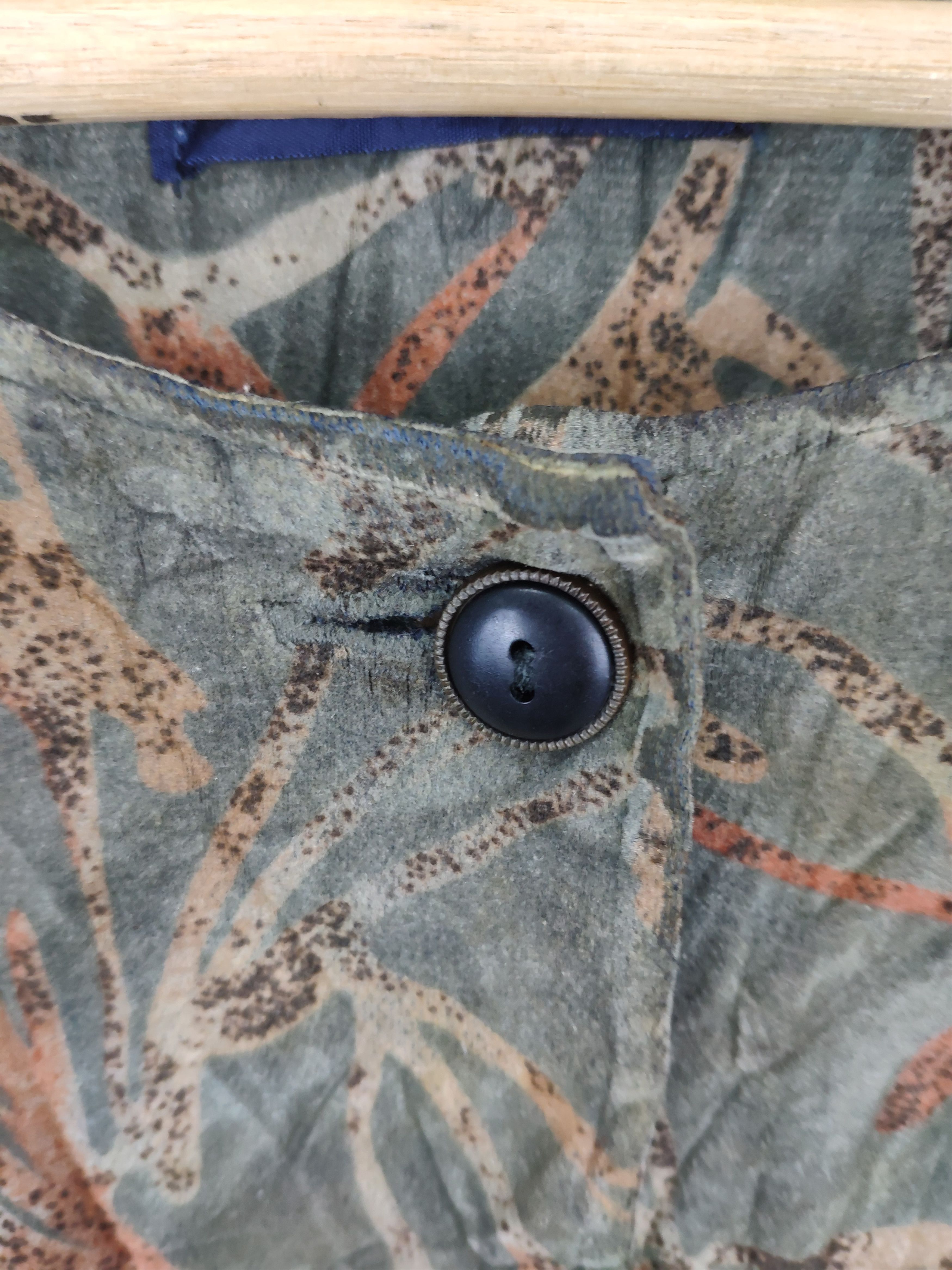 Japanese Brand × Vintage Vintage Cardigan Floral Motif Lining Fleece Sherpa Size L / US 10 / IT 46 - 13 Thumbnail