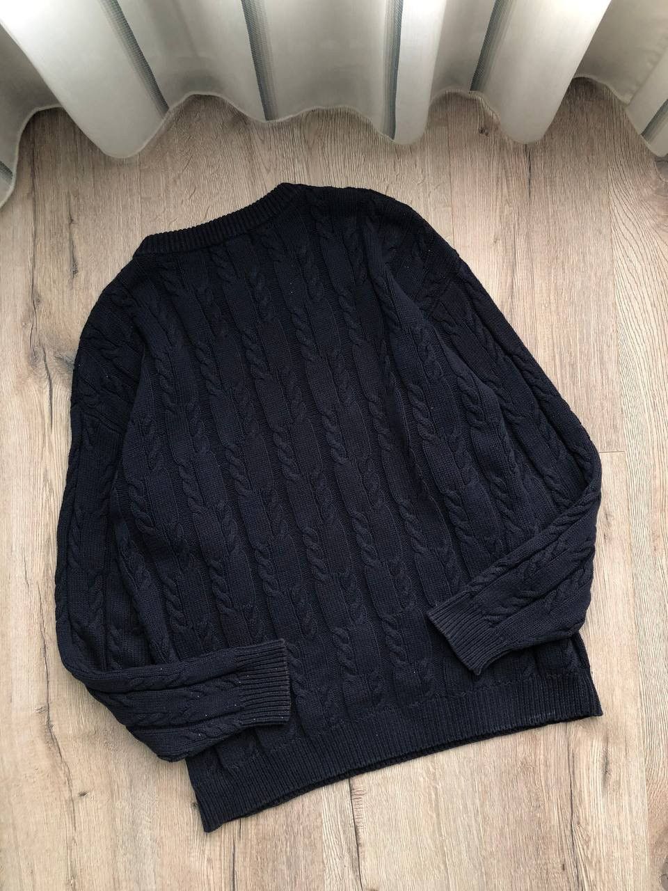 Chaps Ralph Lauren × Polo Ralph Lauren × Vintage Chaps Ralph Lauren Ribbed Knit Sweater Vintage Size US M / EU 48-50 / 2 - 9 Thumbnail