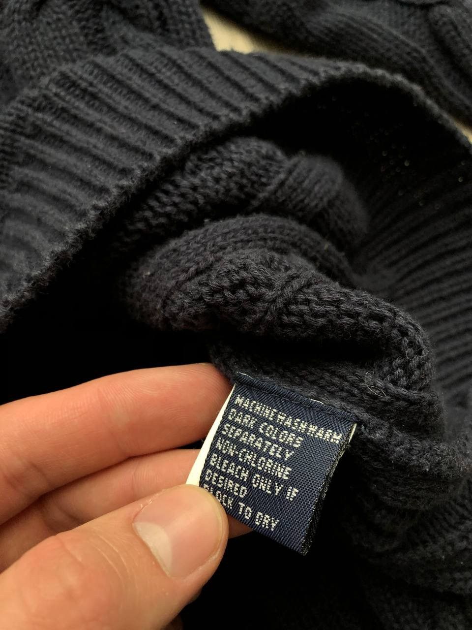 Chaps Ralph Lauren × Polo Ralph Lauren × Vintage Chaps Ralph Lauren Ribbed Knit Sweater Vintage Size US M / EU 48-50 / 2 - 7 Thumbnail