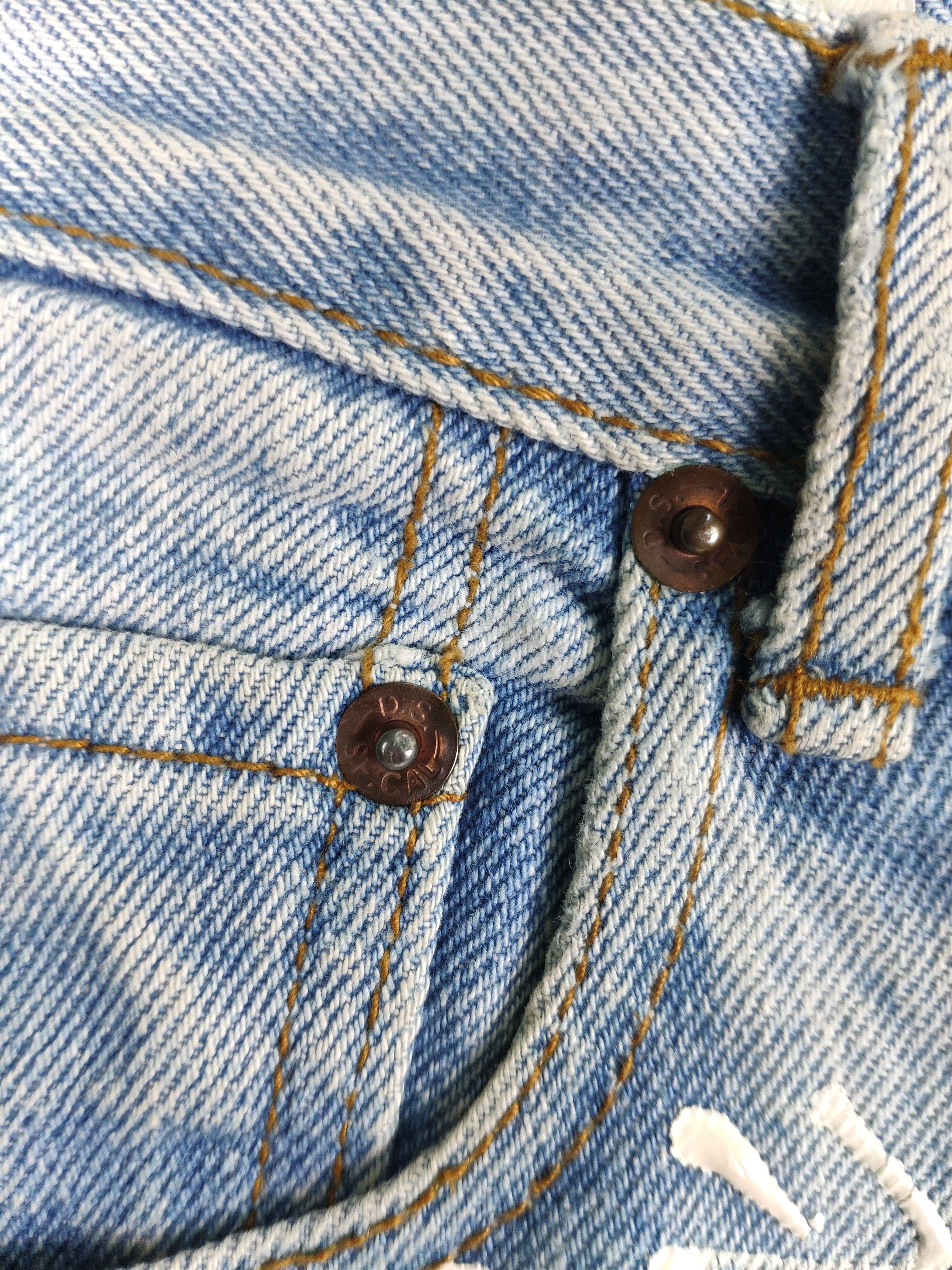 If Six Was Nine × Japanese Brand × Vintage Steal 💥 Vintage Denim Jeans Paint Custom Made Size 27" / US 4 / IT 40 - 6 Thumbnail