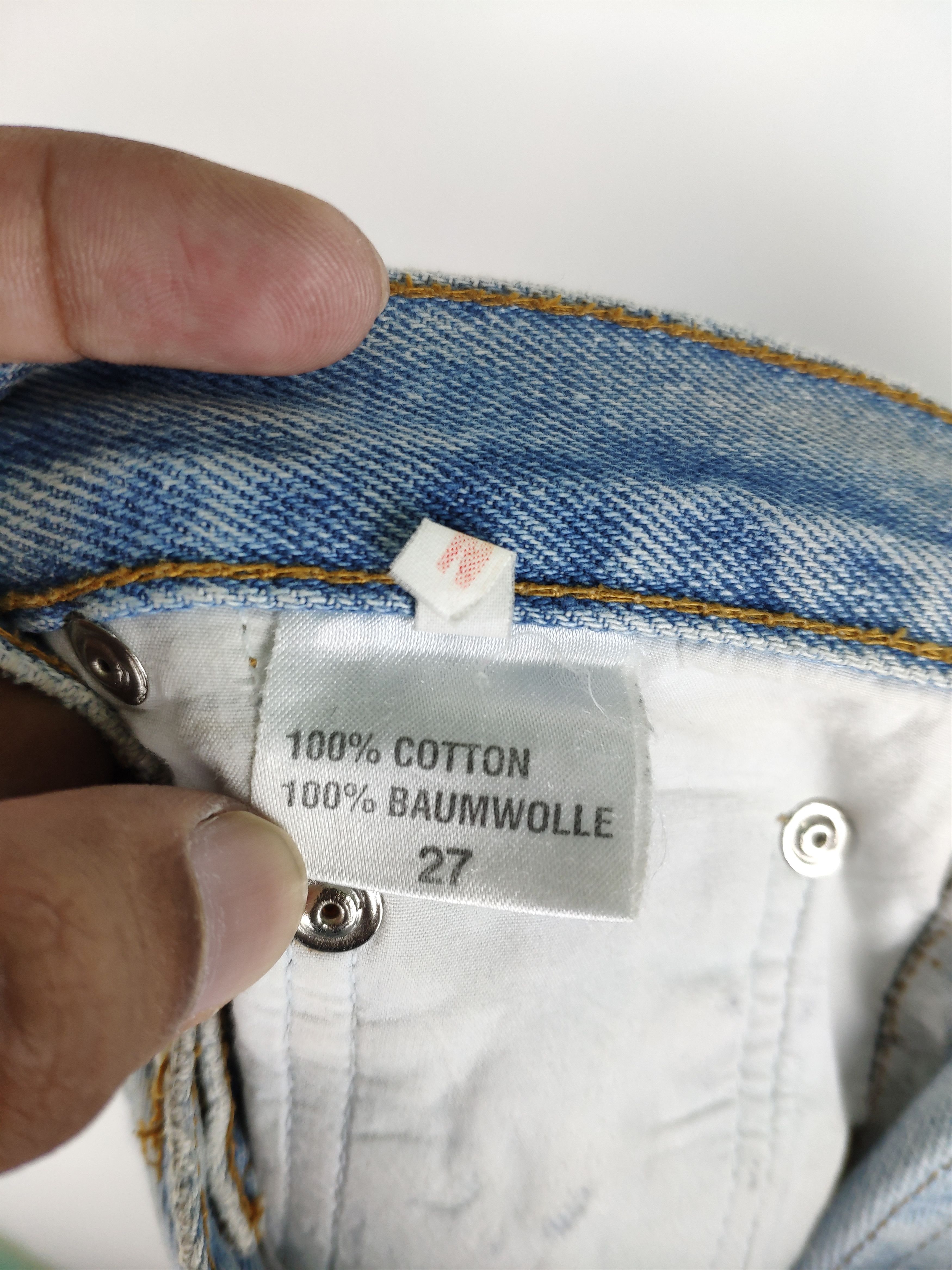 If Six Was Nine × Japanese Brand × Vintage Steal 💥 Vintage Denim Jeans Paint Custom Made Size 27" / US 4 / IT 40 - 14 Thumbnail