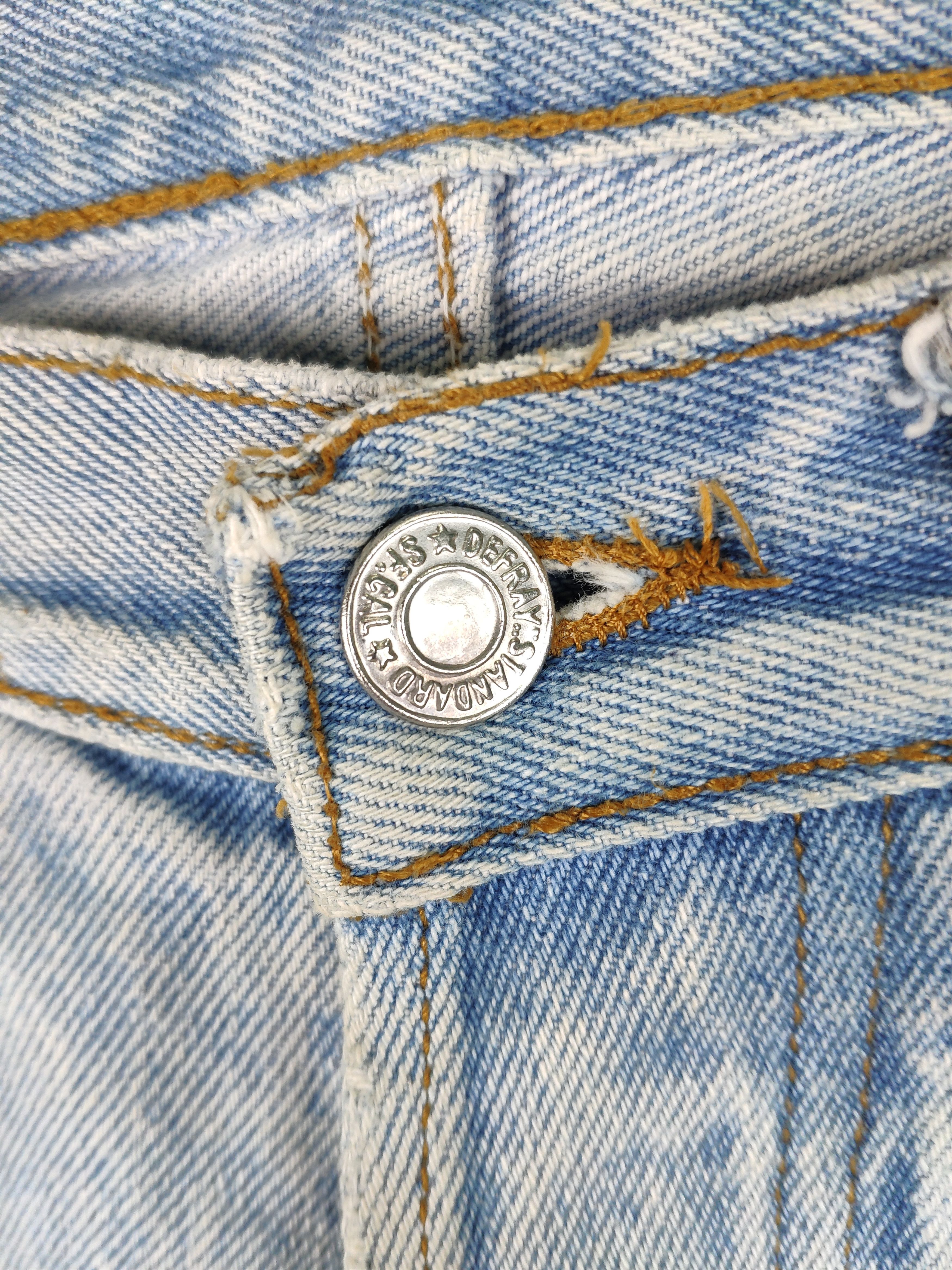 If Six Was Nine × Japanese Brand × Vintage Steal 💥 Vintage Denim Jeans Paint Custom Made Size 27" / US 4 / IT 40 - 5 Thumbnail