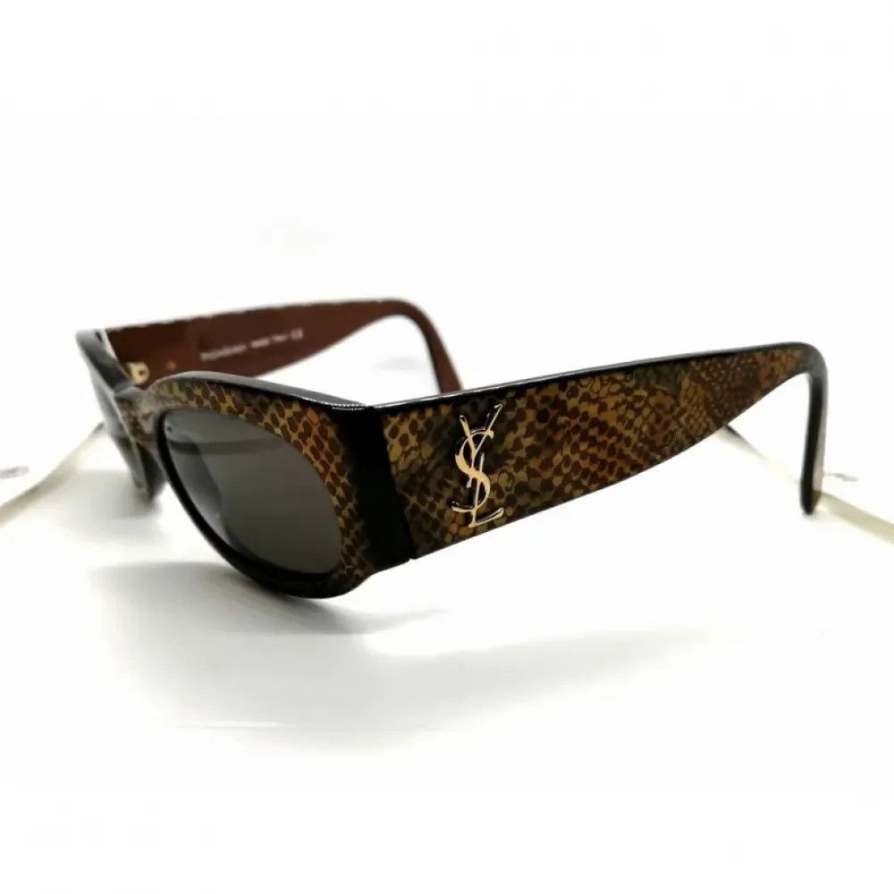 image of YVES Saint Laurent Vintage Sunglasses in Gold, Women's