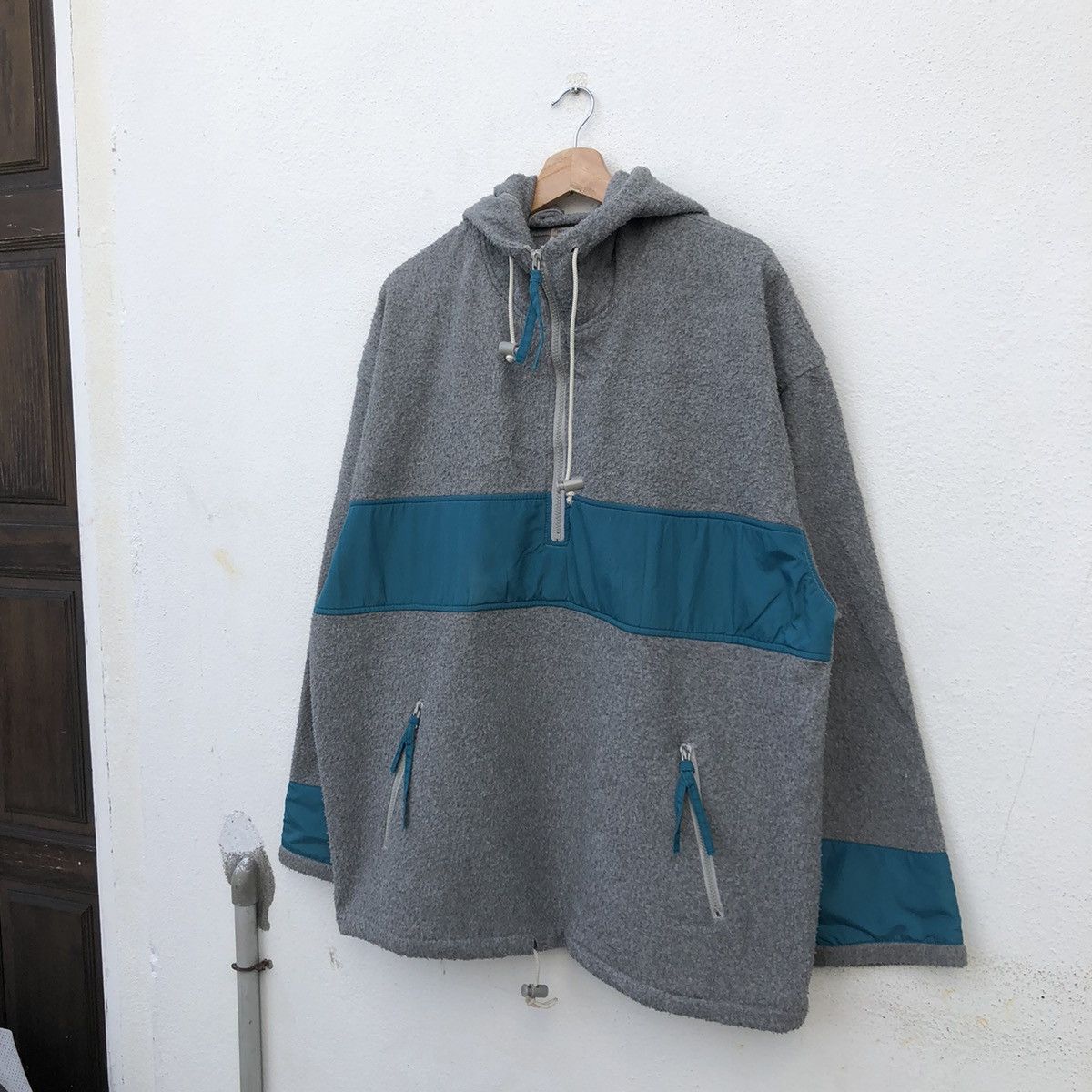 Japanese Brand TRITONE COLOUR PULLOVER HOODIE GENMODA Size US L / EU 52-54 / 3 - 2 Thumbnail