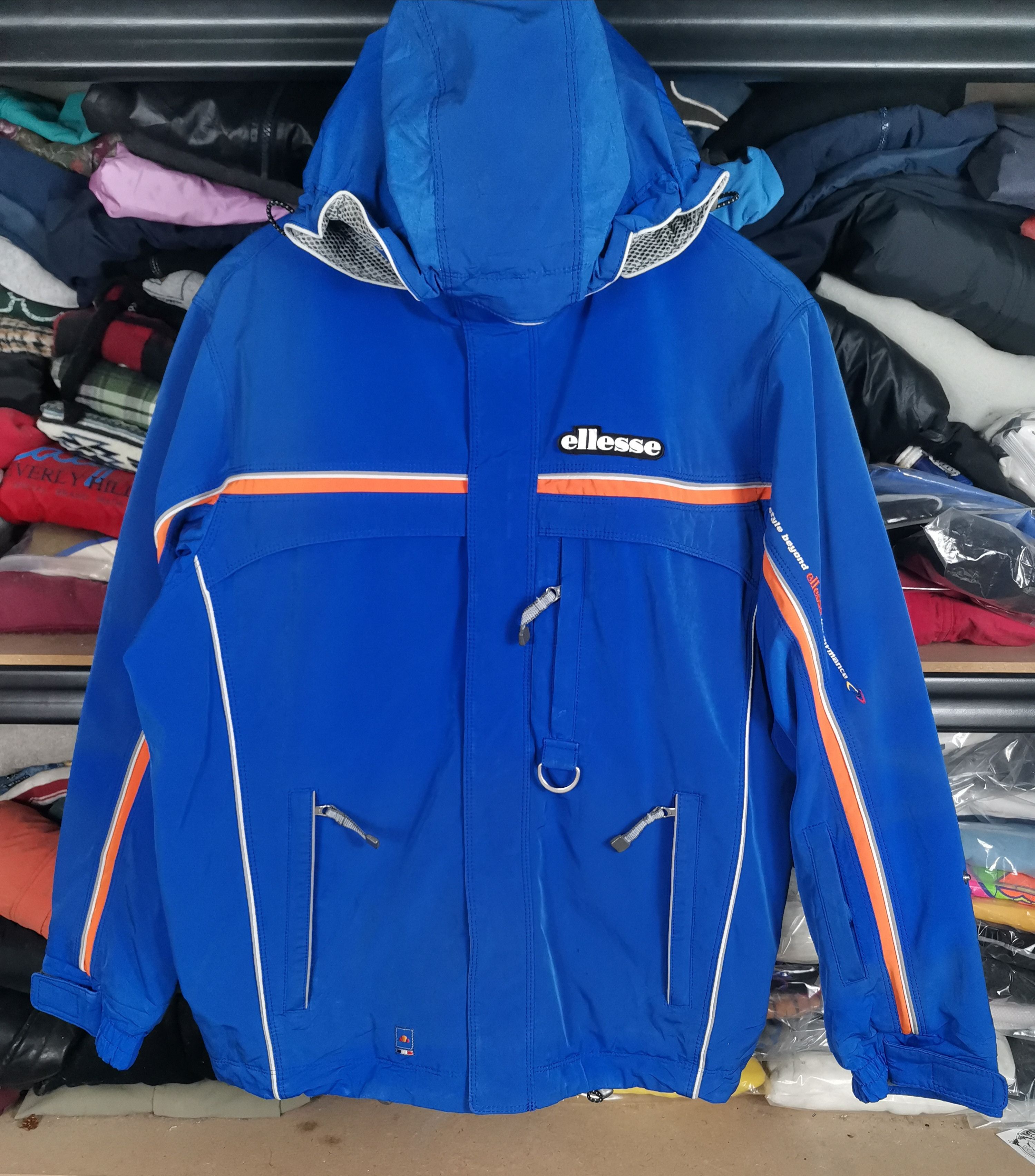 image of Ellesse Perugia Italia Skiwear Jacket in Blue, Men's (Size Medium)