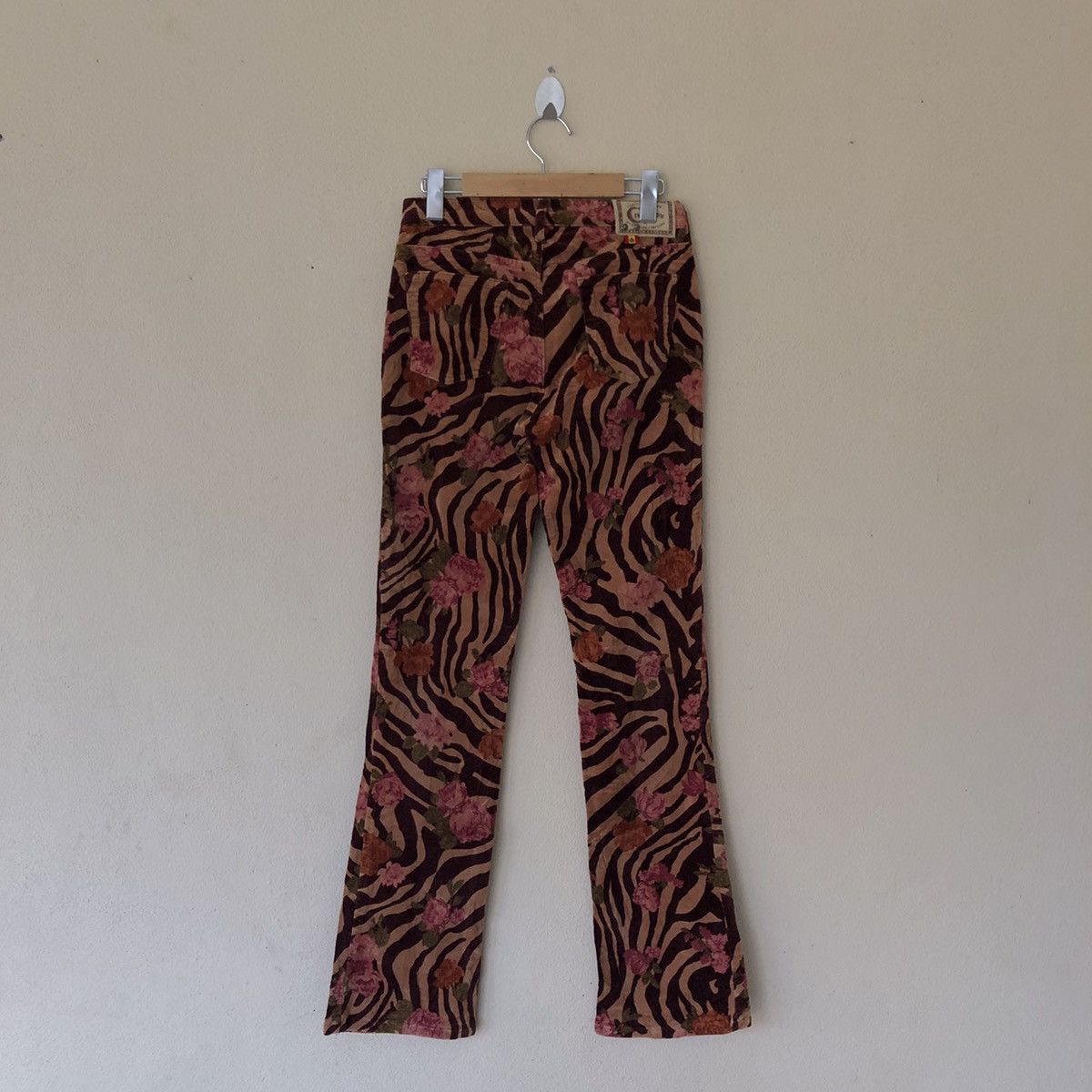 Japanese Brand CIMARRON CORDUROY FLORAL PANTS Size US 27 - 7 Thumbnail