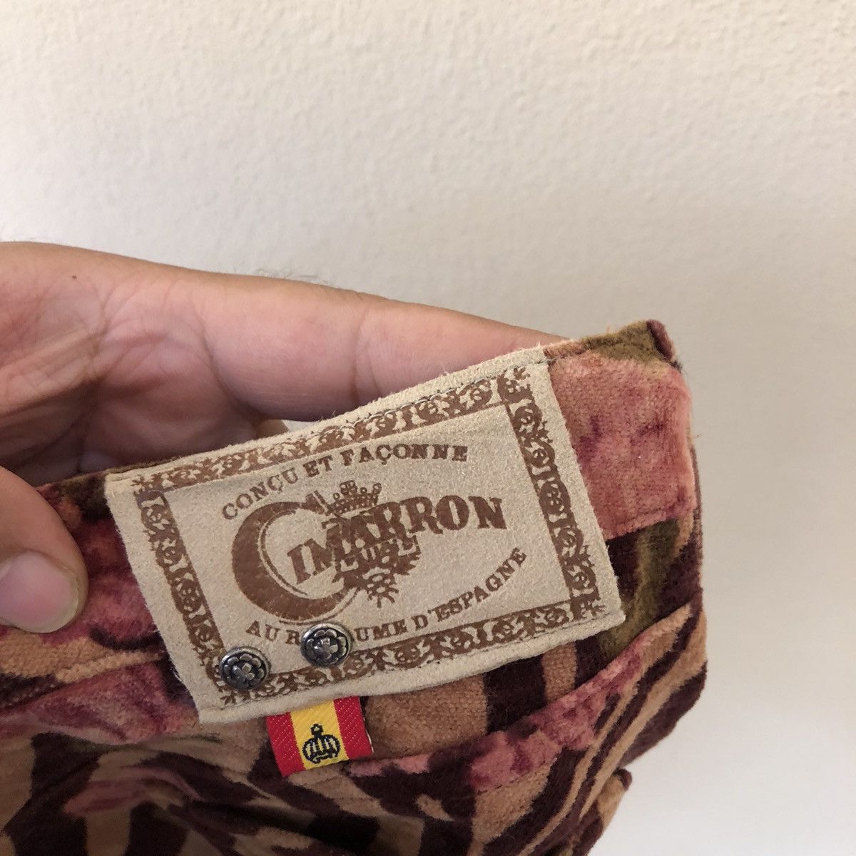 Japanese Brand CIMARRON CORDUROY FLORAL PANTS Size US 27 - 10 Thumbnail