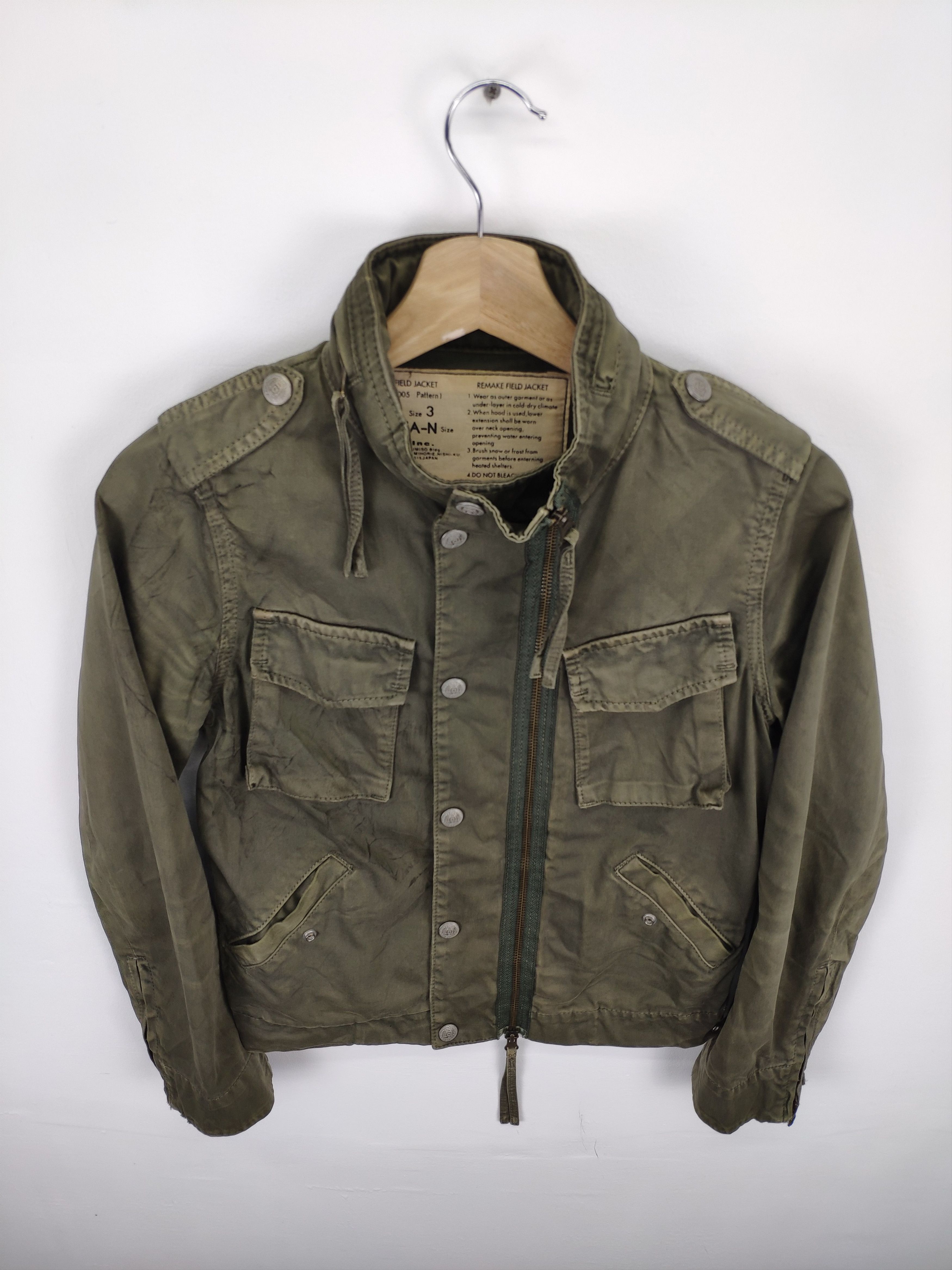 Seditionaries × Vintage 🇯🇵 Vintage Field Jacket Multi Pocket Bondage Jacket Style Size S / US 4 / IT 40 - 4 Thumbnail
