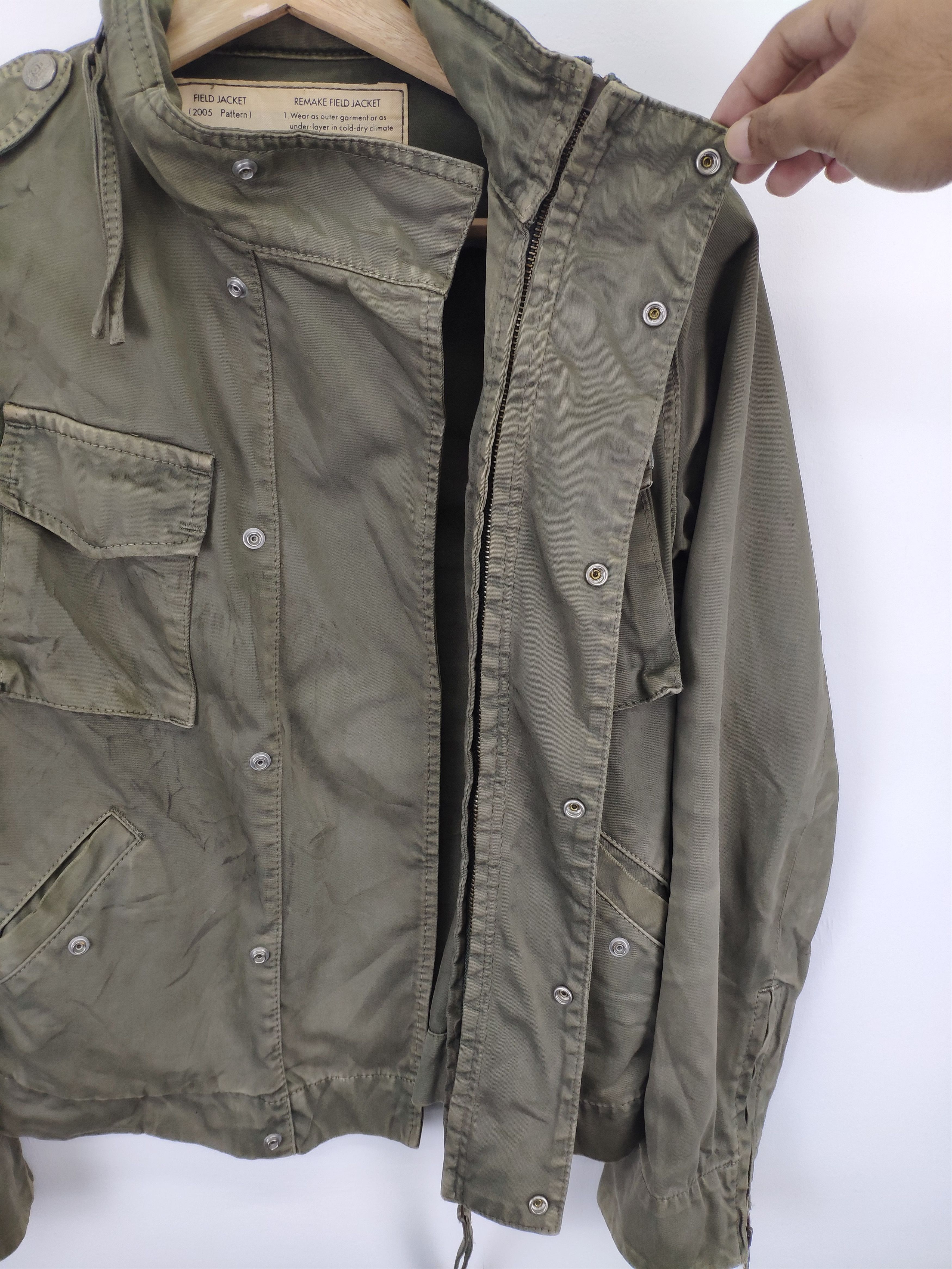 Seditionaries × Vintage 🇯🇵 Vintage Field Jacket Multi Pocket Bondage Jacket Style Size S / US 4 / IT 40 - 15 Thumbnail