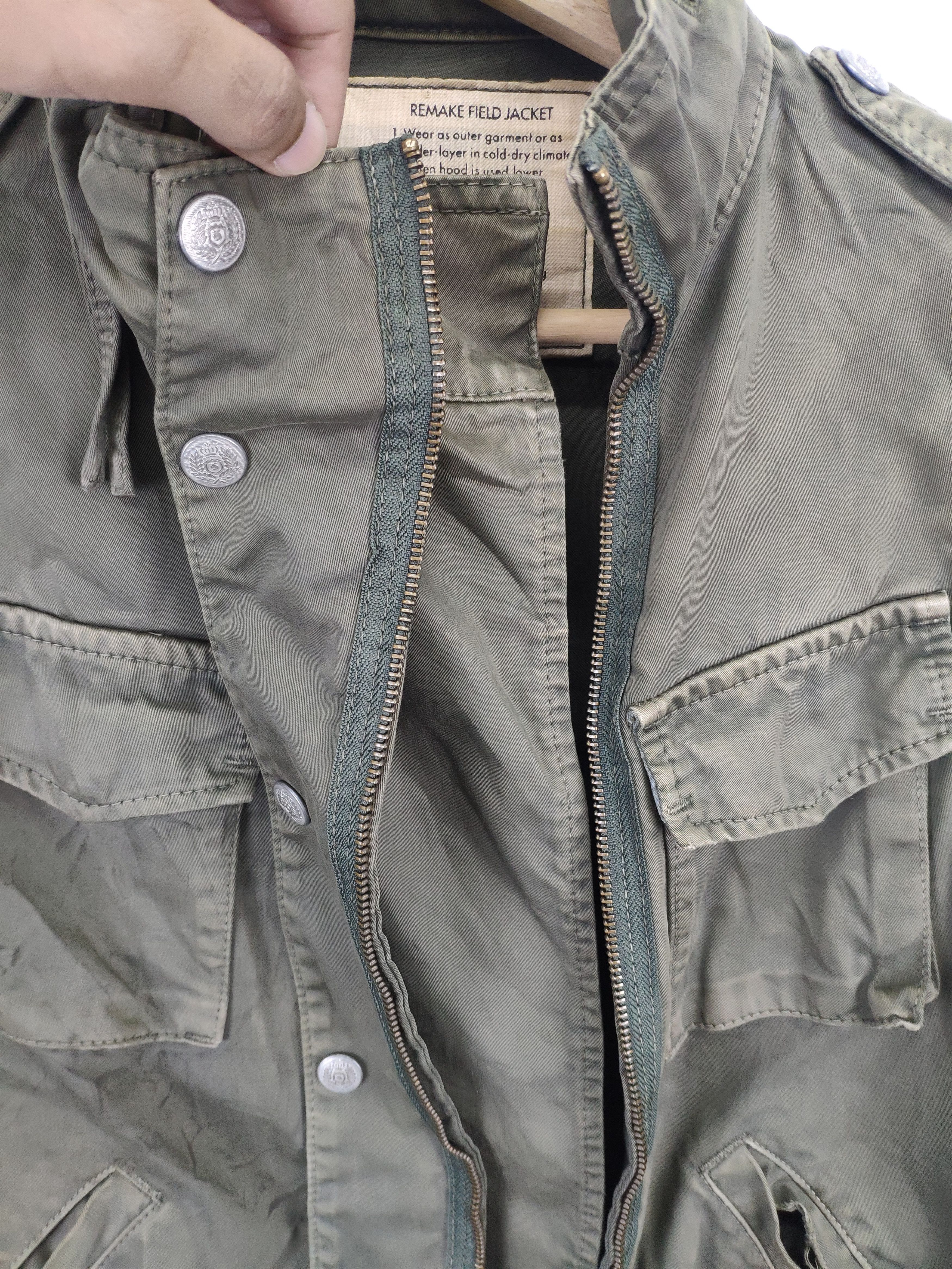 Seditionaries × Vintage 🇯🇵 Vintage Field Jacket Multi Pocket Bondage Jacket Style Size S / US 4 / IT 40 - 12 Thumbnail