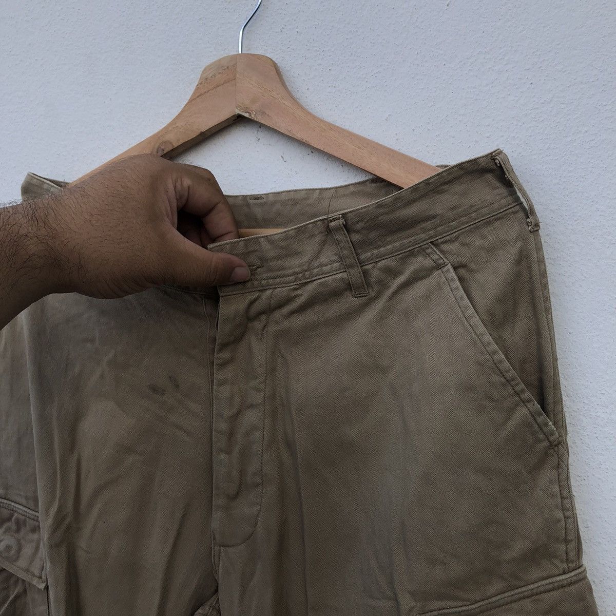 Vintage VINTAGE PARACHUTE BIKER CARGO PANTS US ISSUE TRUE VINTAGE Size US 31 - 4 Thumbnail