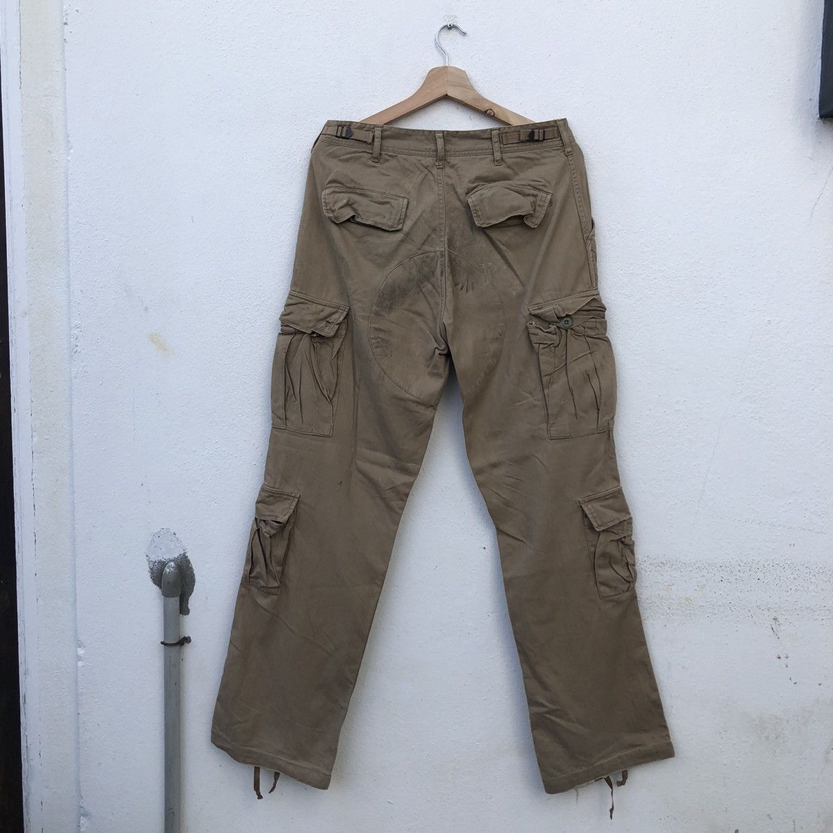 Vintage VINTAGE PARACHUTE BIKER CARGO PANTS US ISSUE TRUE VINTAGE Size US 31 - 5 Thumbnail