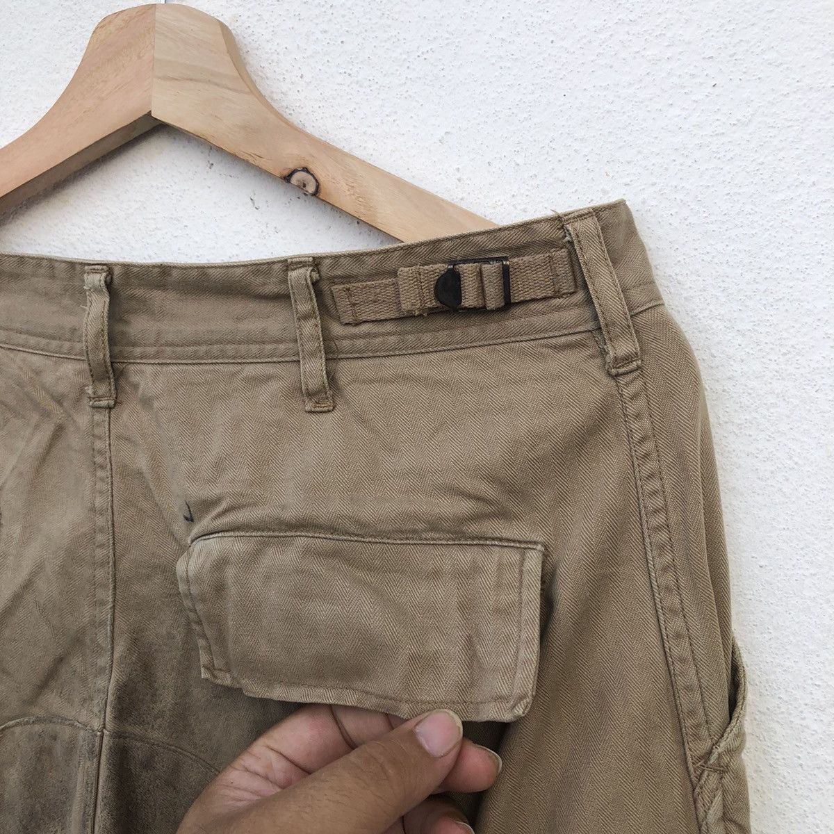 Vintage VINTAGE PARACHUTE BIKER CARGO PANTS US ISSUE TRUE VINTAGE Size US 31 - 11 Thumbnail