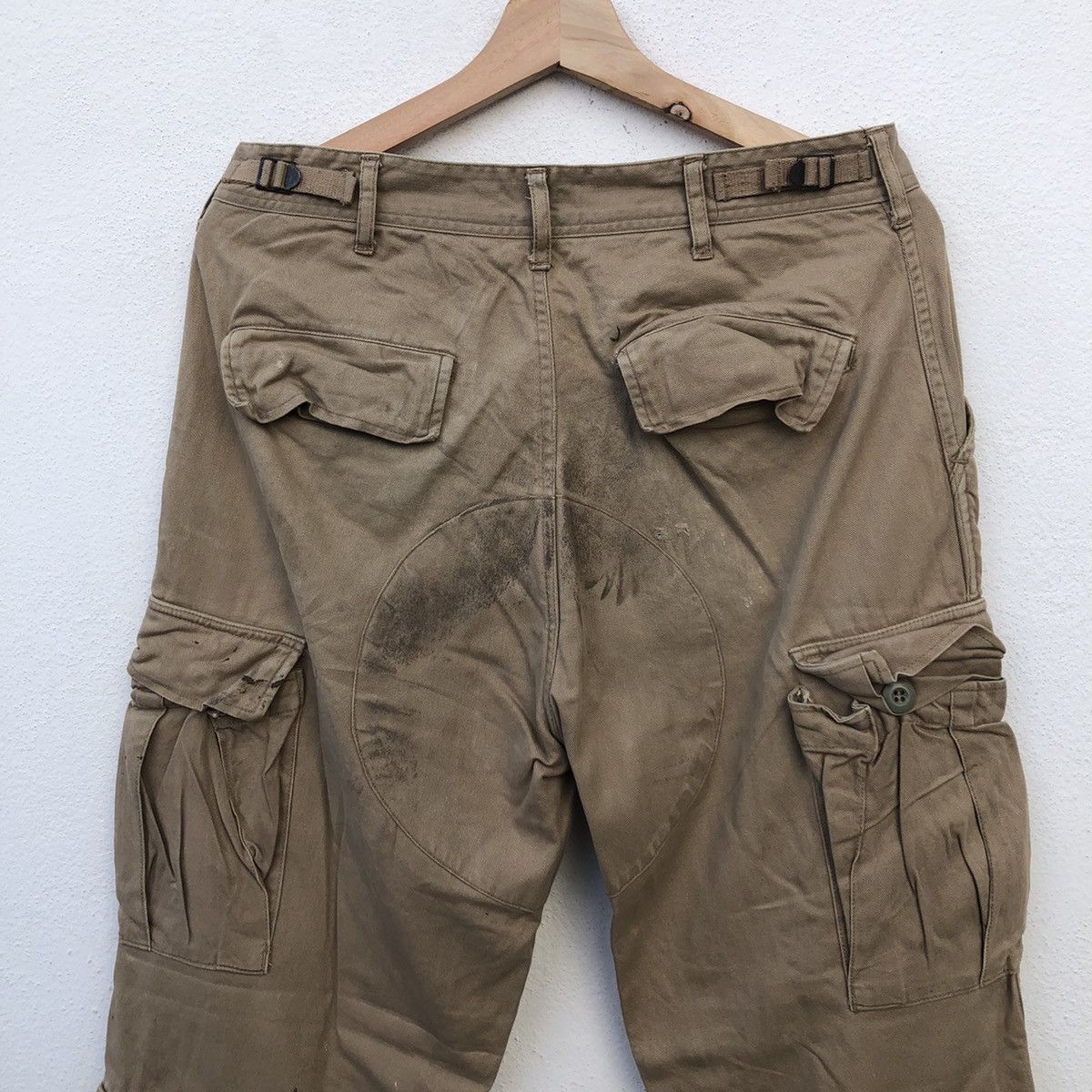 Vintage VINTAGE PARACHUTE BIKER CARGO PANTS US ISSUE TRUE VINTAGE Size US 31 - 9 Thumbnail