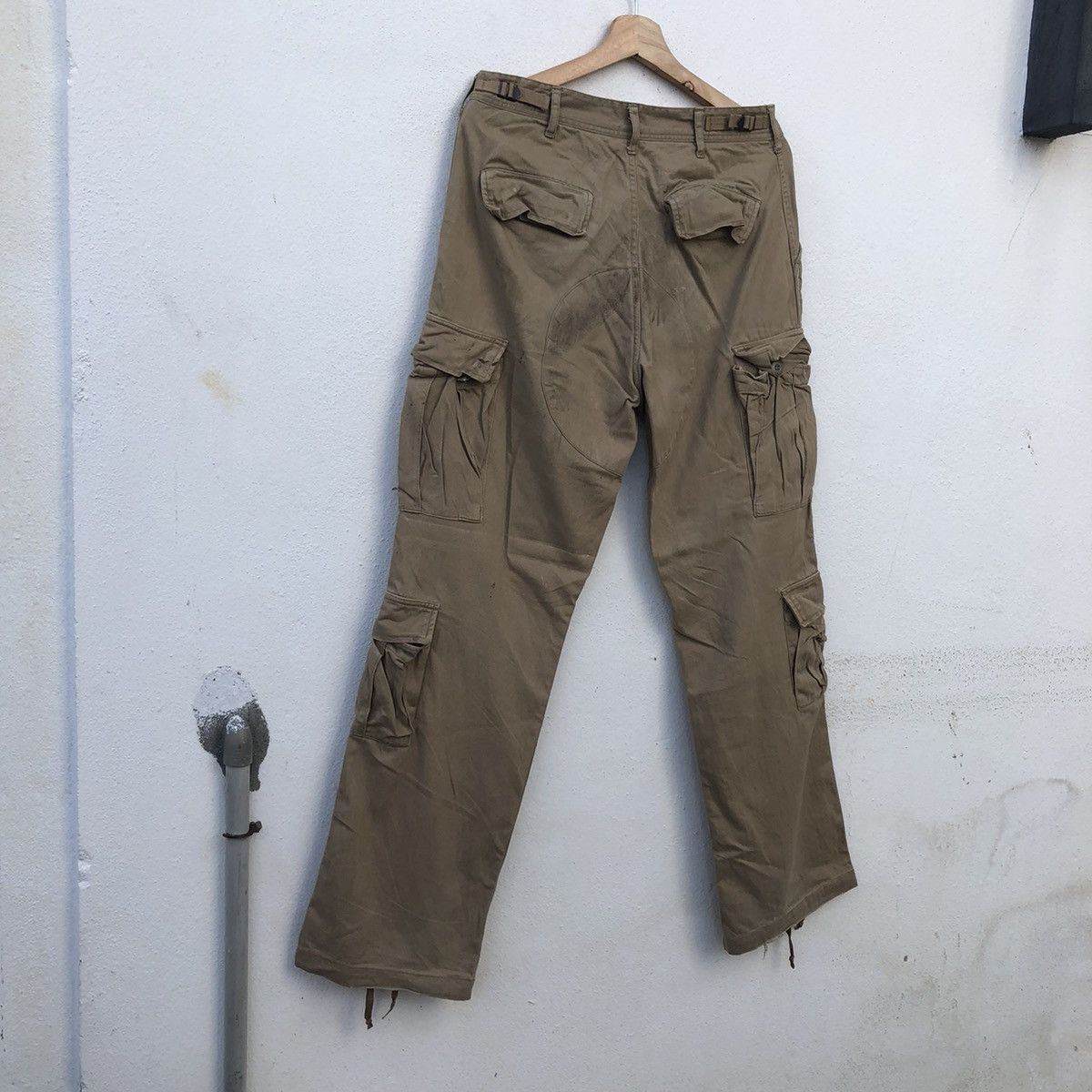 Vintage VINTAGE PARACHUTE BIKER CARGO PANTS US ISSUE TRUE VINTAGE Size US 31 - 6 Thumbnail