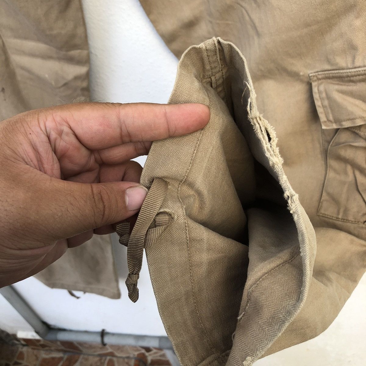 Vintage VINTAGE PARACHUTE BIKER CARGO PANTS US ISSUE TRUE VINTAGE Size US 31 - 12 Thumbnail