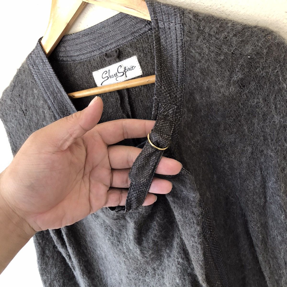 Japanese Brand SHARE SPIRIT WOOL JACKET INSPIRED BY YOHJI YAMAMOTO Size US M / EU 48-50 / 2 - 9 Thumbnail